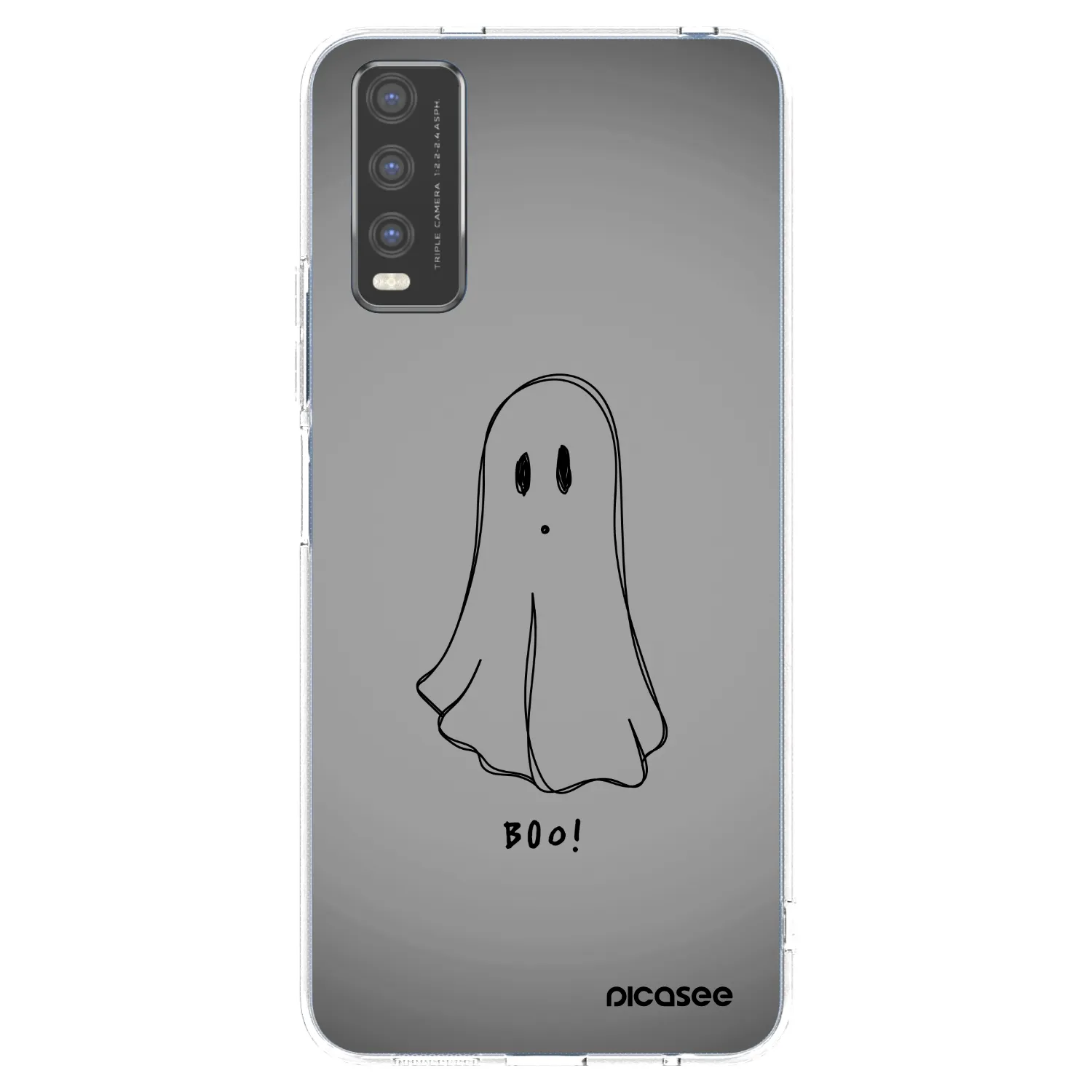 Picasee husă transparentă din silicon pentru Vivo Y20s - Ghost