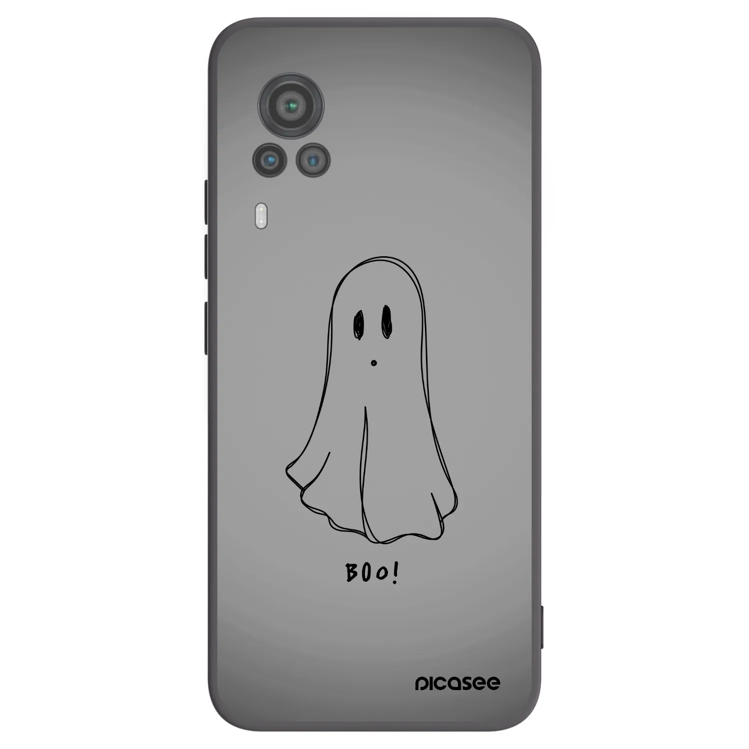 Picasee husă neagră din silicon pentru Vivo X60 Pro 5G - Ghost