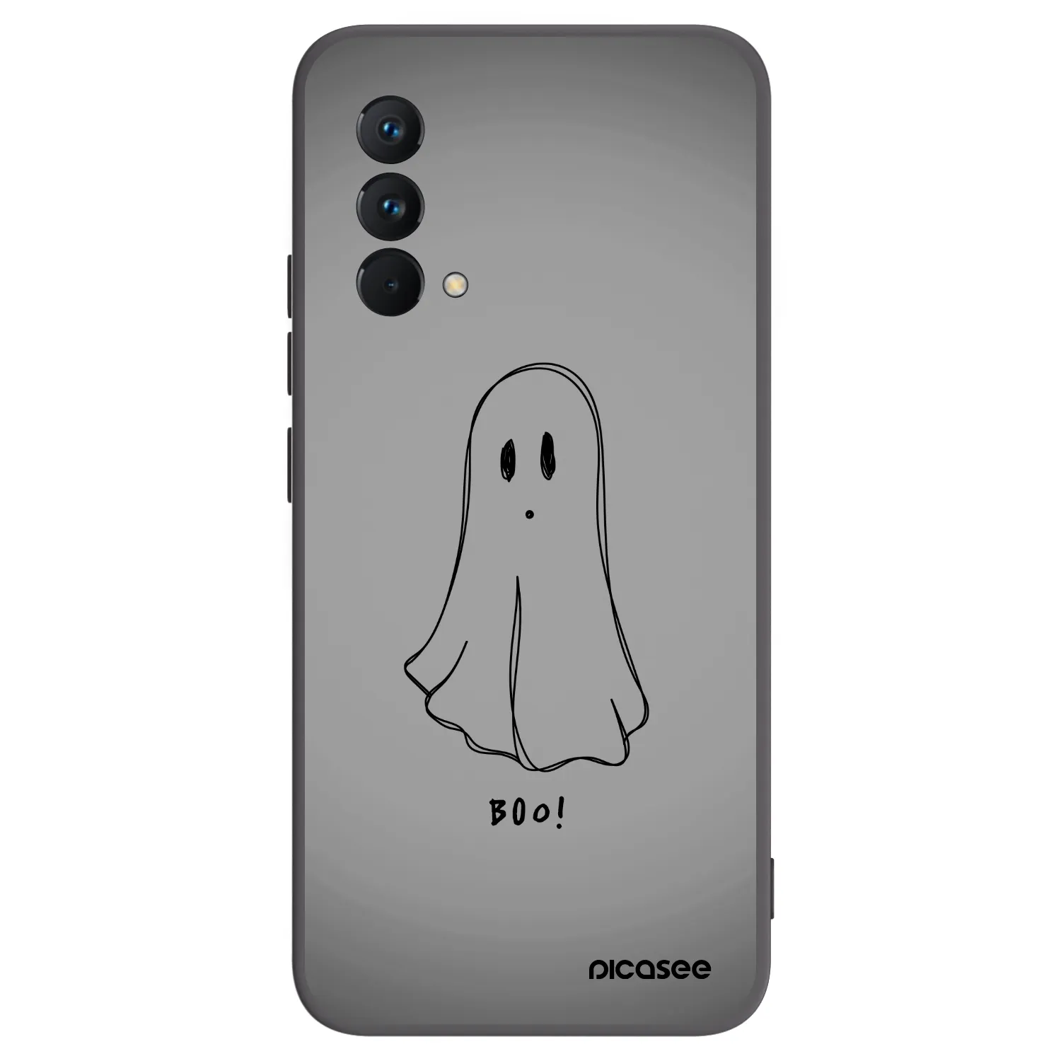 Picasee husă neagră din silicon pentru Realme GT Master Edition 5G - Ghost