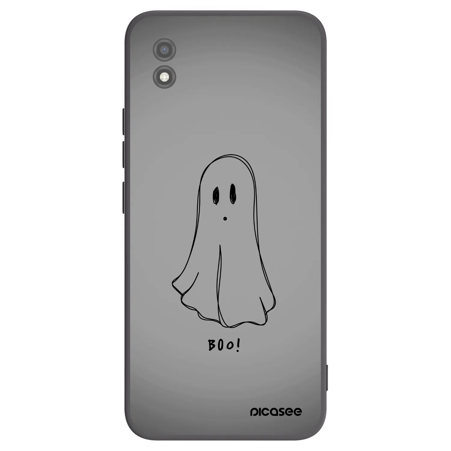 Picasee husă neagră din silicon pentru Realme C11 (2021) - Ghost