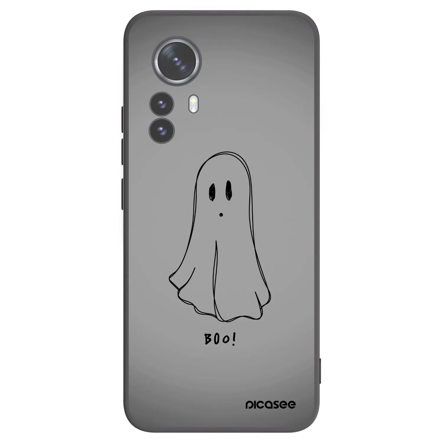 Picasee husă neagră din silicon pentru Xiaomi 12 Pro - Ghost