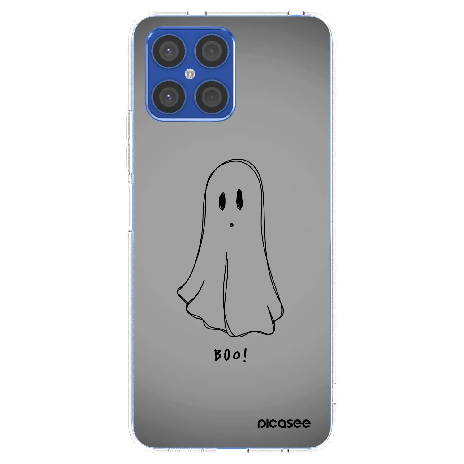Picasee husă transparentă din silicon pentru Honor X8 4G - Ghost