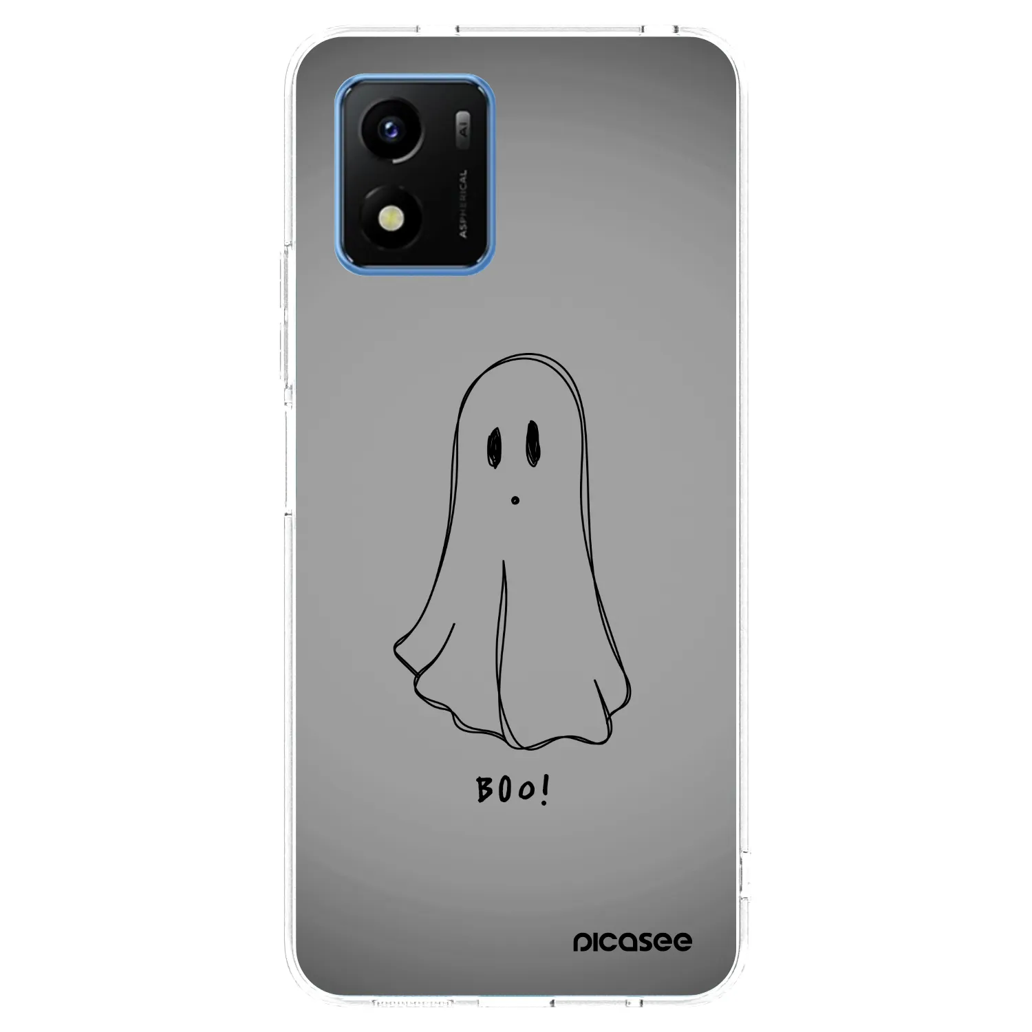 Picasee husă transparentă din silicon pentru Vivo Y01 - Ghost