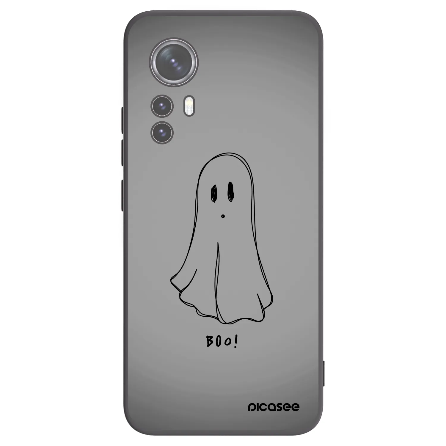 Picasee husă neagră din silicon pentru Xiaomi 12X - Ghost