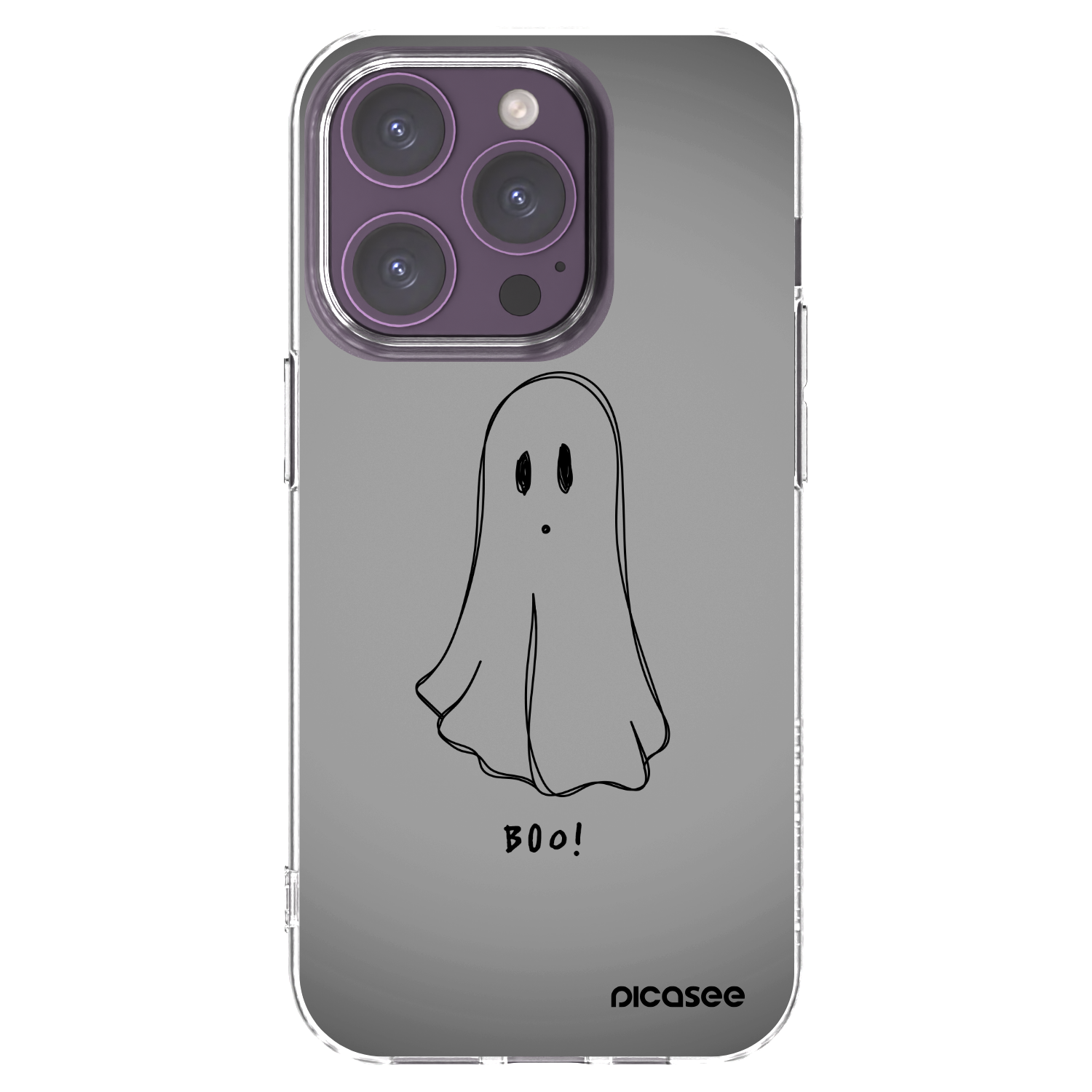 Picasee husă transparentă din silicon pentru Apple iPhone 14 Pro - Ghost