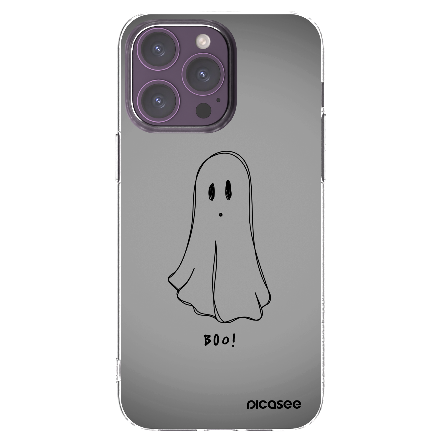 Picasee husă transparentă din silicon pentru Apple iPhone 14 Pro Max - Ghost