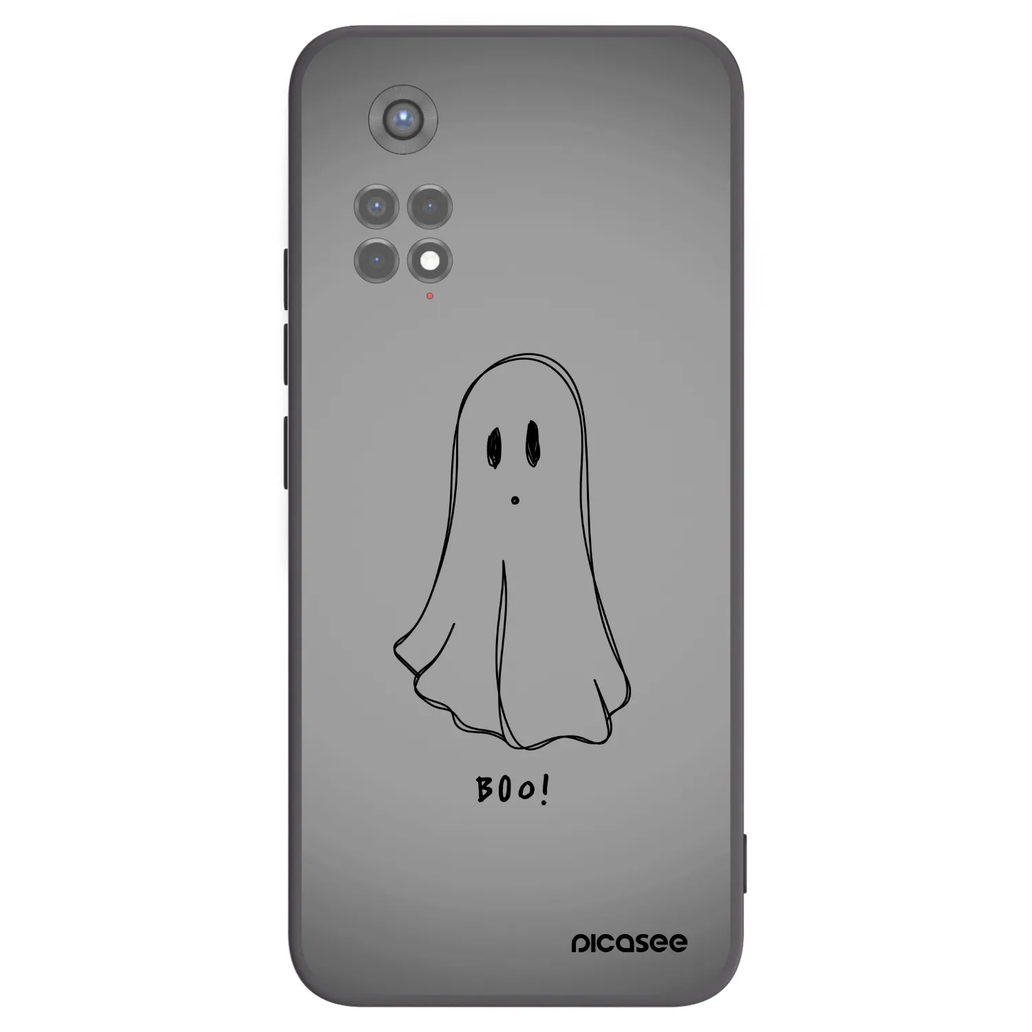 Picasee husă neagră din silicon pentru Xiaomi Redmi Note 11S 5G - Ghost