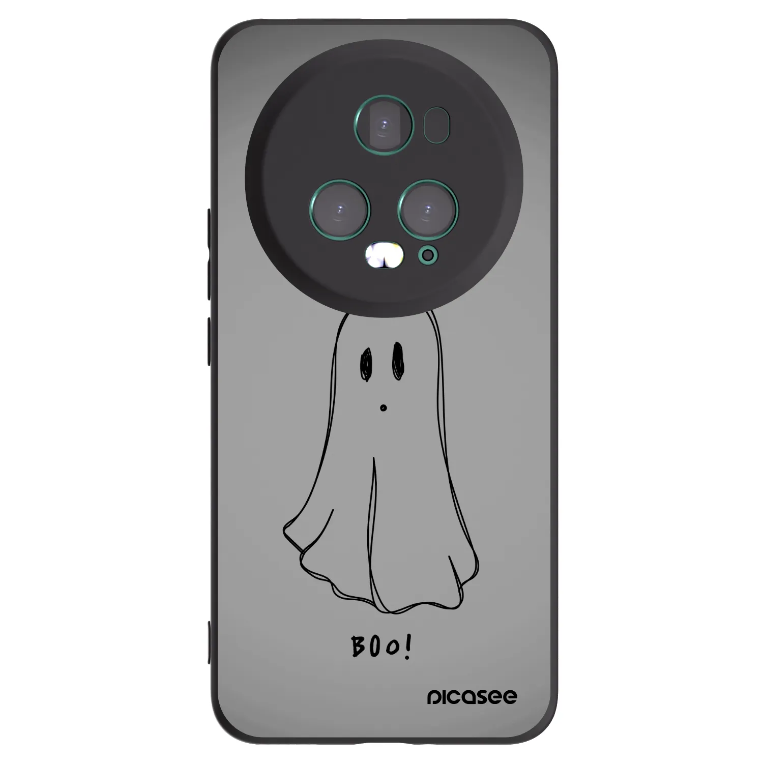 Picasee husă neagră din silicon pentru Honor Magic5 Pro - Ghost