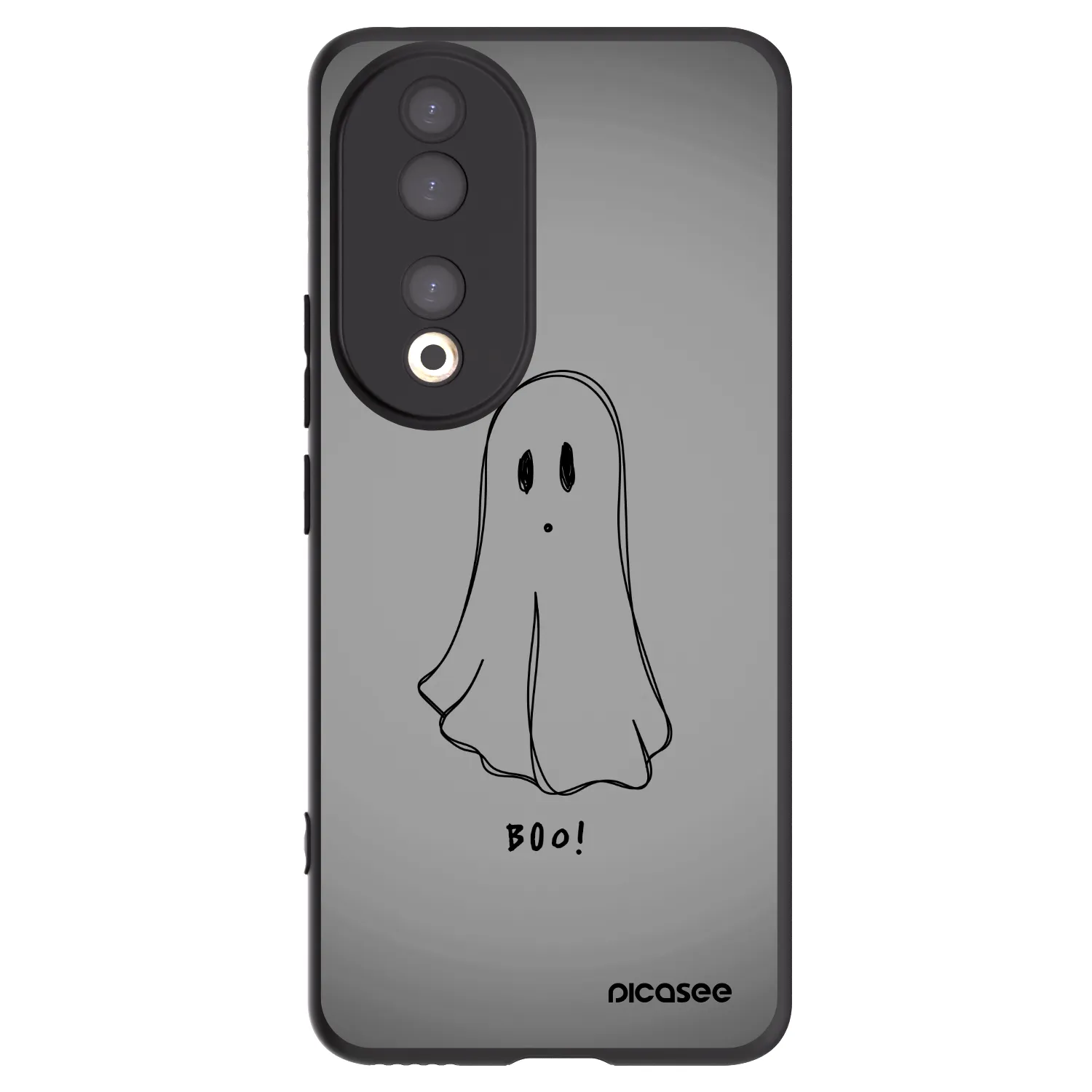 Picasee husă neagră din silicon pentru Honor 90 5G - Ghost