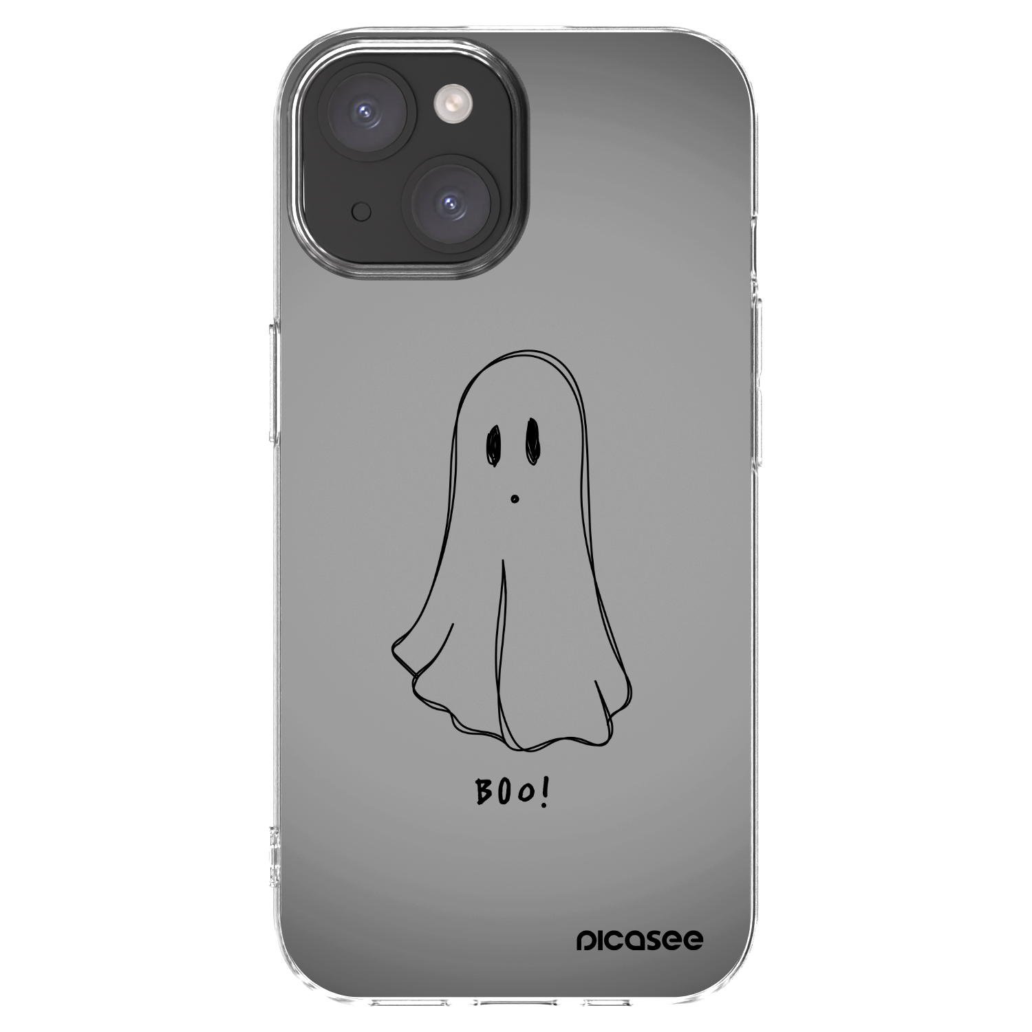Picasee husă transparentă din silicon pentru Apple iPhone 15 - Ghost