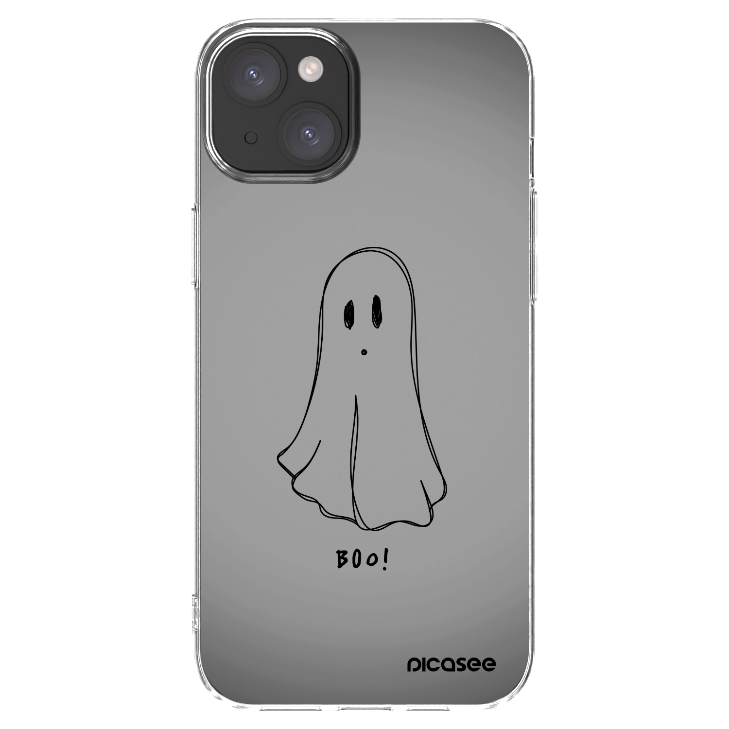 Picasee husă transparentă din silicon pentru Apple iPhone 15 Plus - Ghost