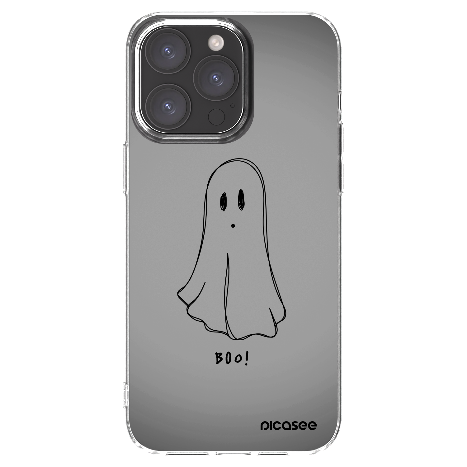 Picasee husă transparentă din silicon pentru Apple iPhone 15 Pro Max - Ghost
