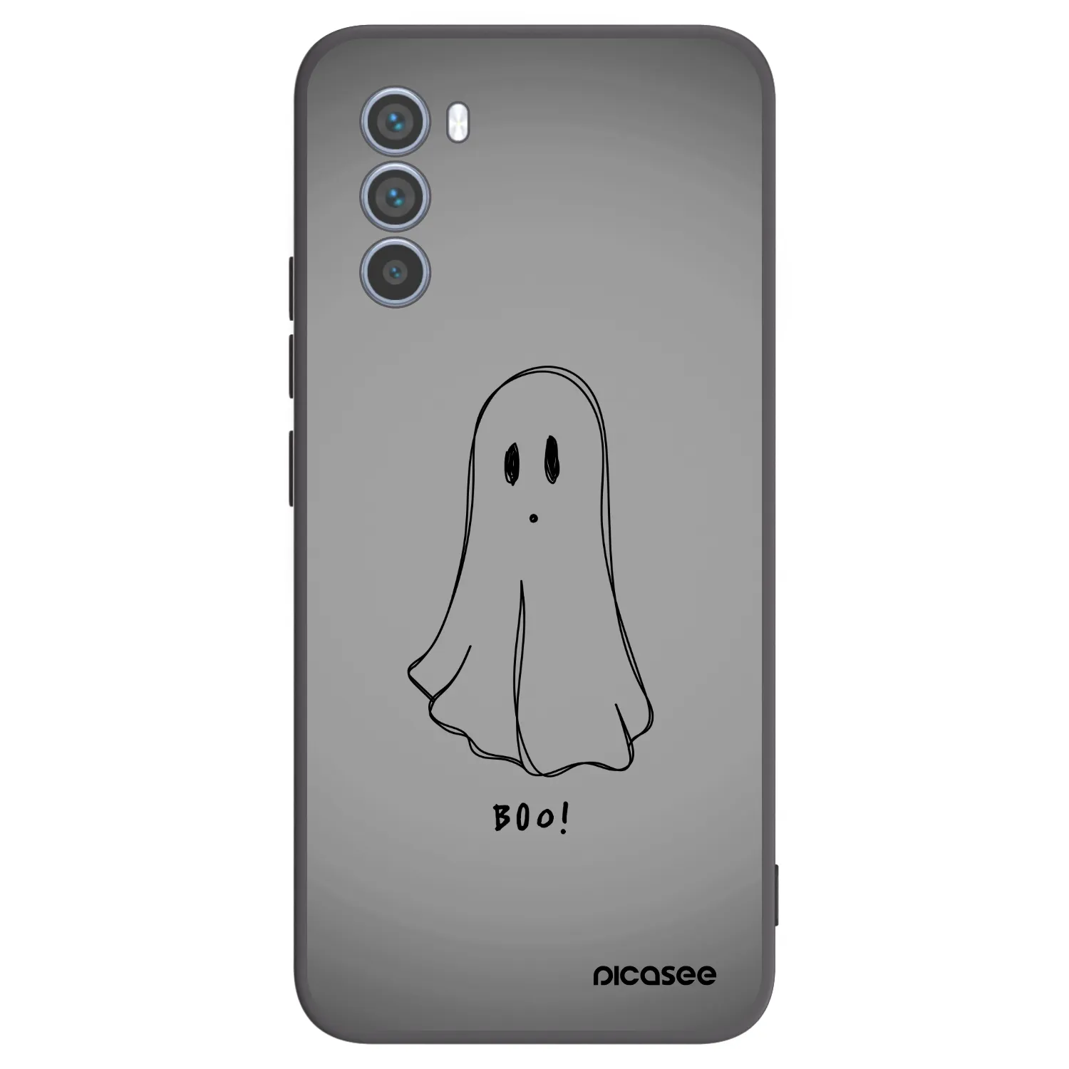 Picasee husă neagră din silicon pentru Motorola Moto G62 - Ghost
