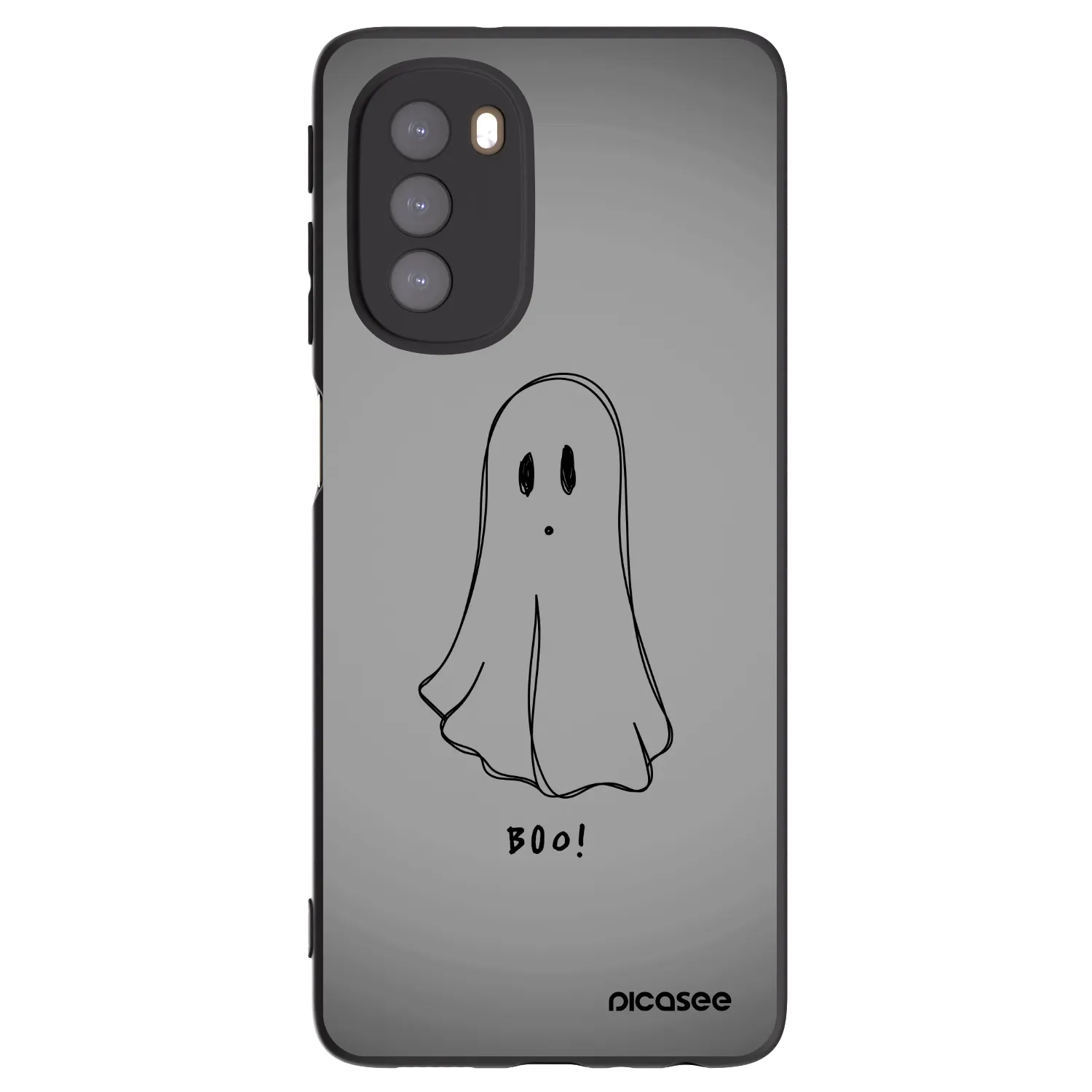Picasee husă neagră din silicon pentru Motorola Moto G51 - Ghost
