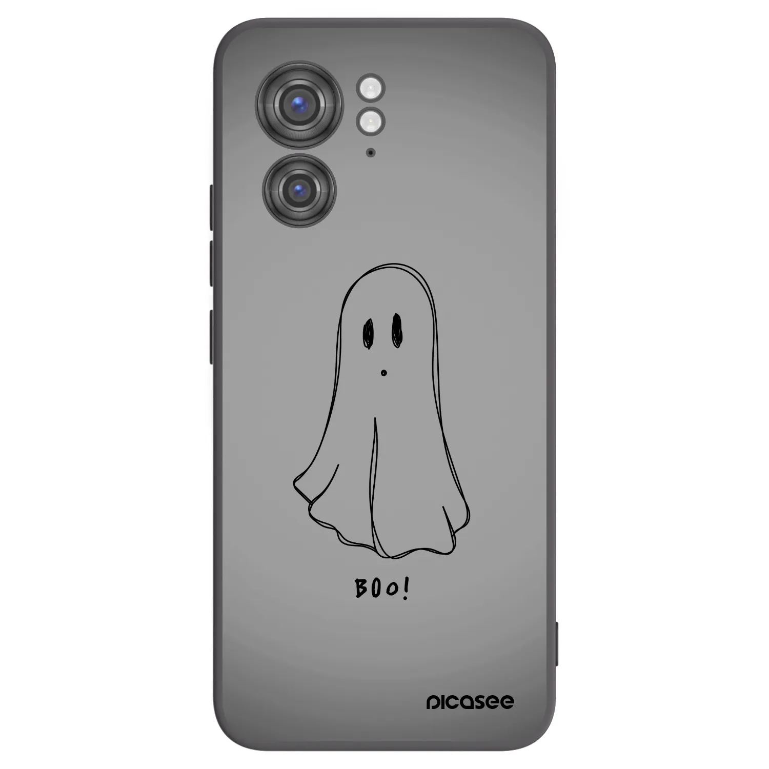 Picasee husă neagră din silicon pentru Motorola Edge 40 - Ghost
