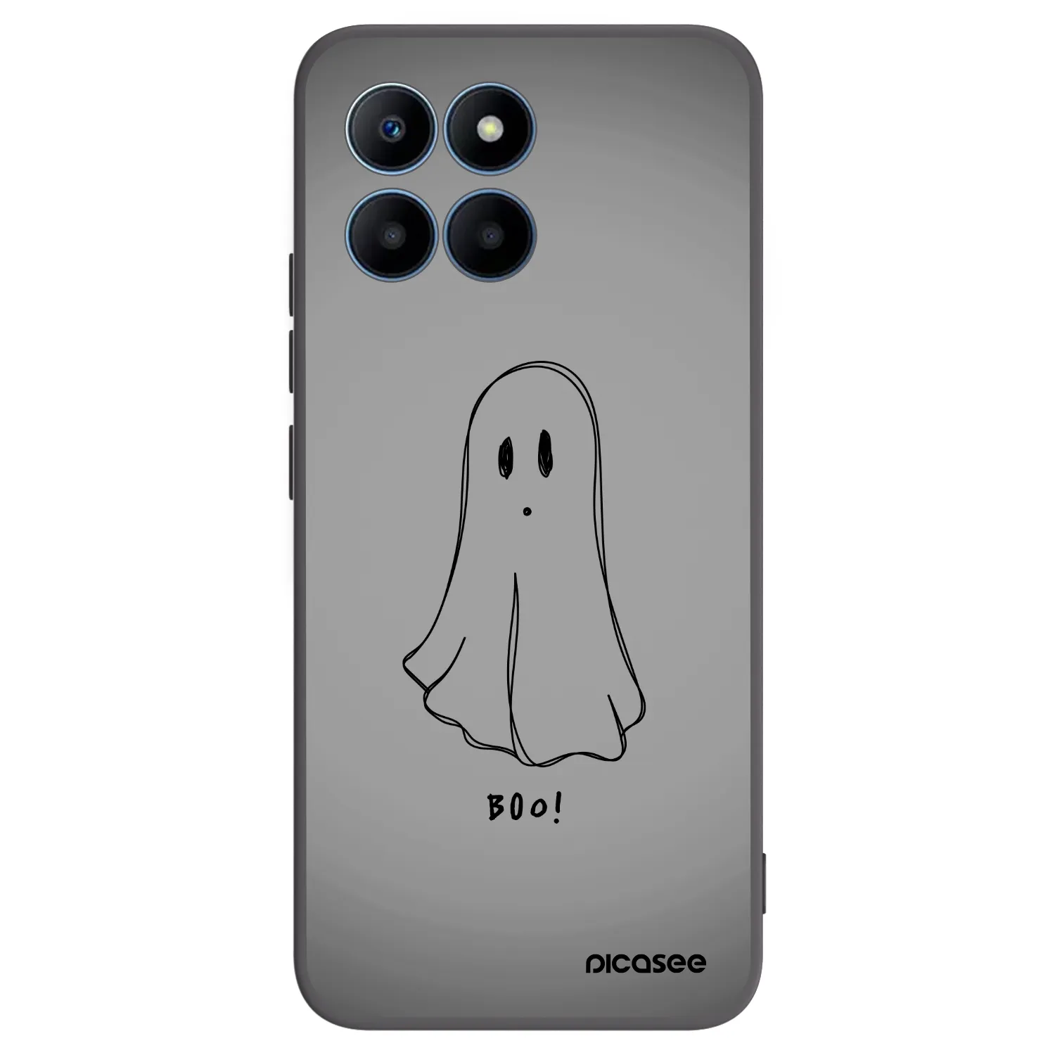 Picasee husă neagră din silicon pentru Honor 70 Lite - Ghost