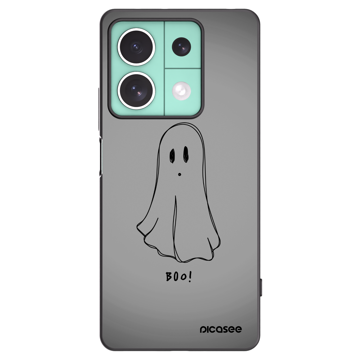 Picasee husă neagră din silicon pentru Xiaomi Redmi Note 13 5G - Ghost