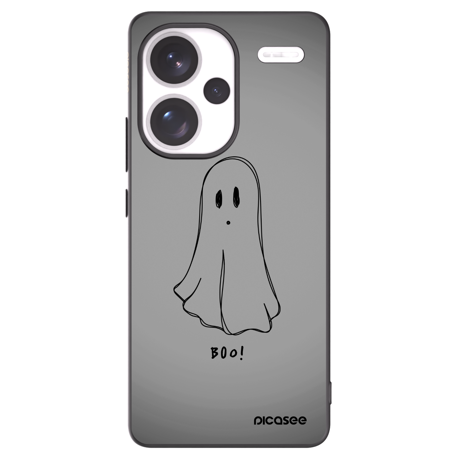 Picasee husă neagră din silicon pentru Xiaomi Redmi Note 13 Pro+ 5G - Ghost