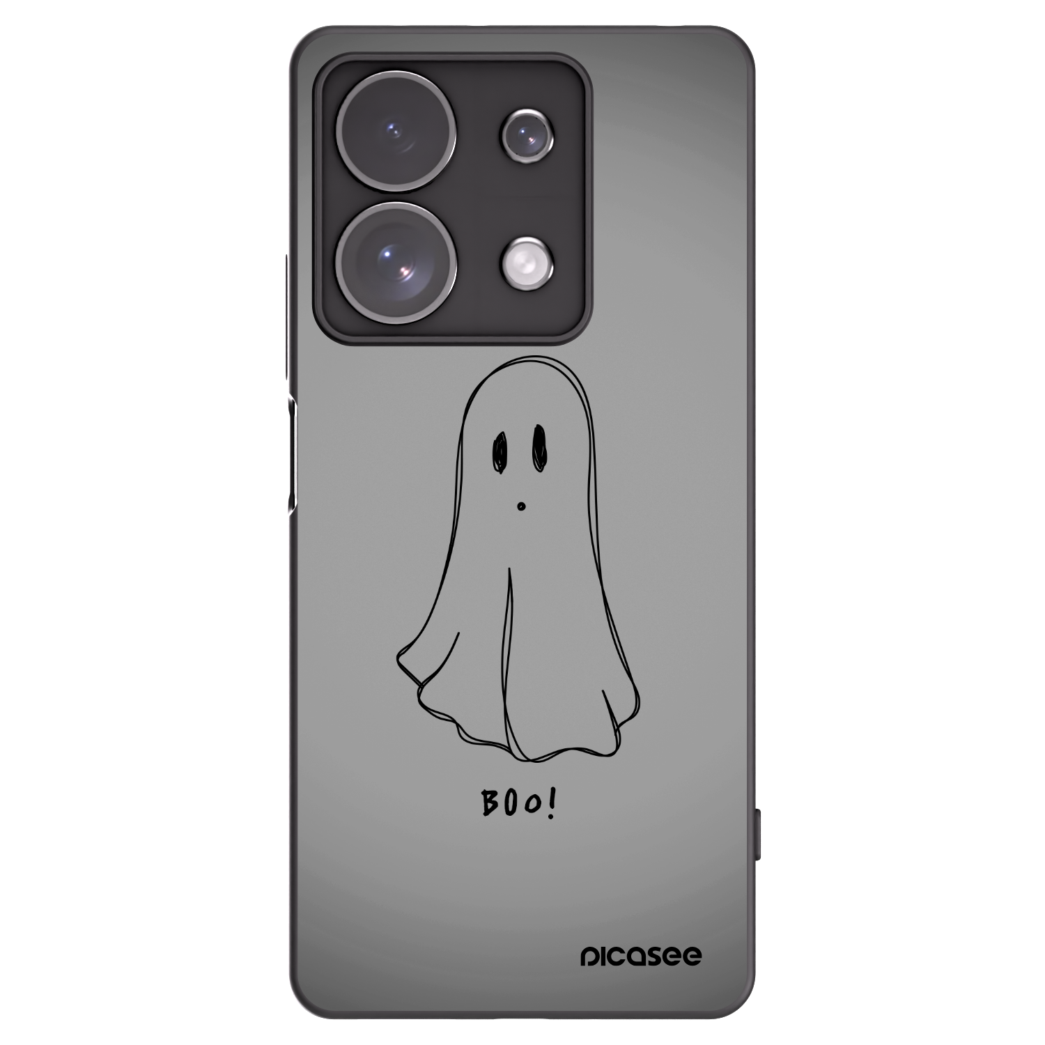 Picasee husă neagră din silicon pentru Xiaomi Redmi Note 13 Pro 4G - Ghost