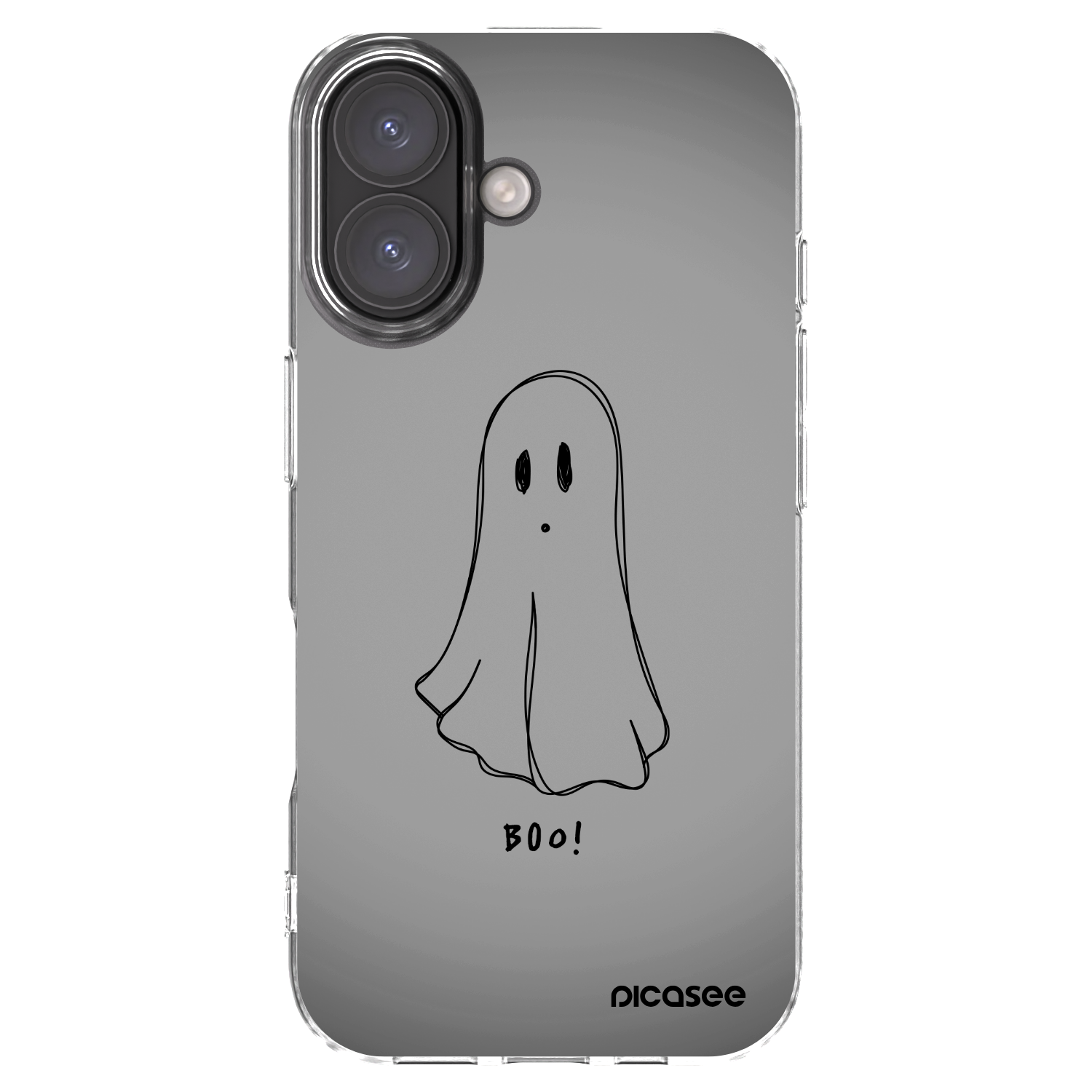 Picasee husă transparentă din silicon pentru Apple iPhone 16 - Ghost