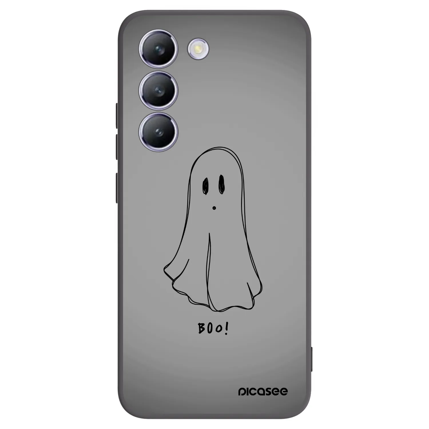 Picasee husă neagră din silicon pentru Vivo V40 SE 5G - Ghost
