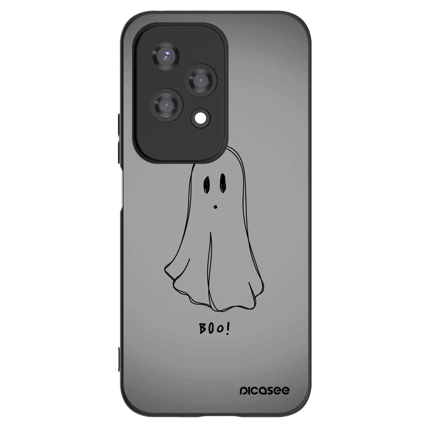 Picasee husă neagră din silicon pentru Honor 200 Lite - Ghost