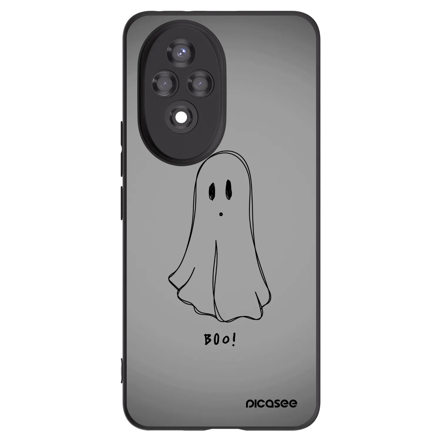 Picasee husă neagră din silicon pentru Honor 200 5G - Ghost