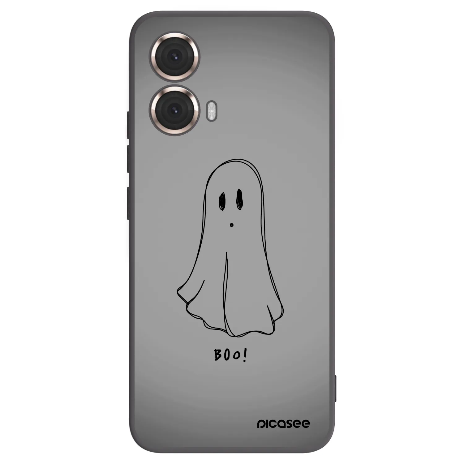Picasee husă neagră din silicon pentru Motorola Moto G85 - Ghost