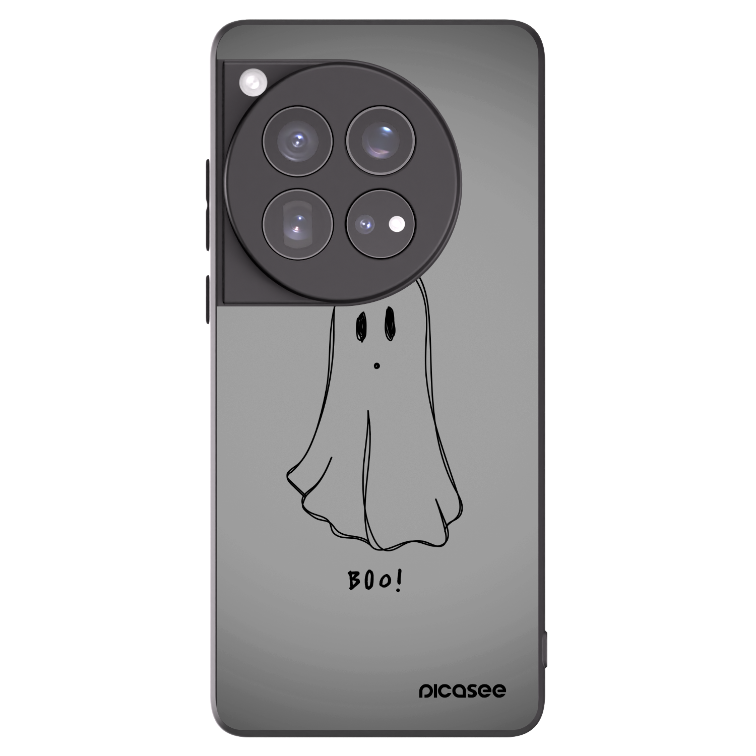 Picasee husă neagră din silicon pentru OnePlus 12 5G - Ghost
