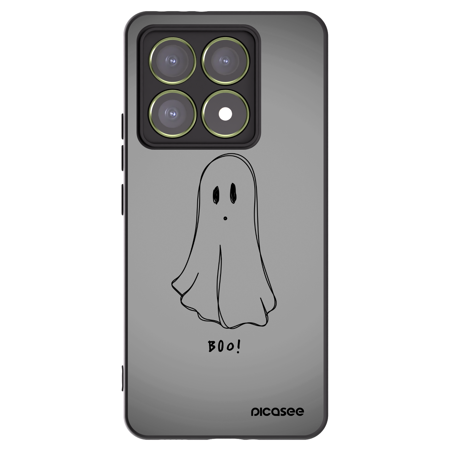 Picasee husă neagră din silicon pentru Xiaomi 14T - Ghost