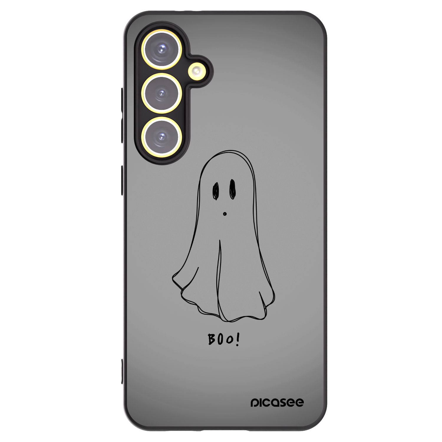 Picasee husă neagră din silicon pentru Samsung Galaxy S24 FE S721B - Ghost