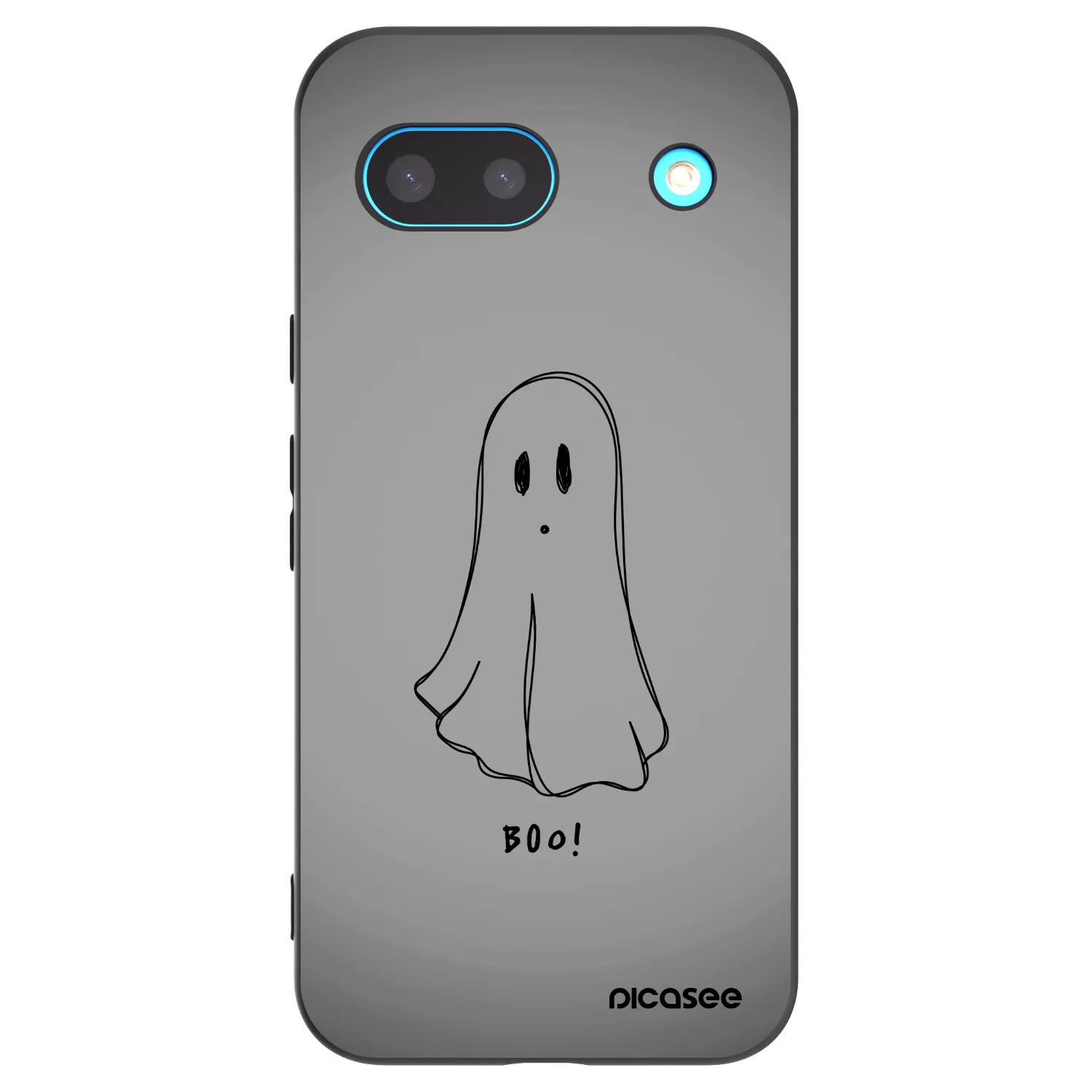 Picasee husă neagră din silicon pentru Google Pixel 8a - Ghost