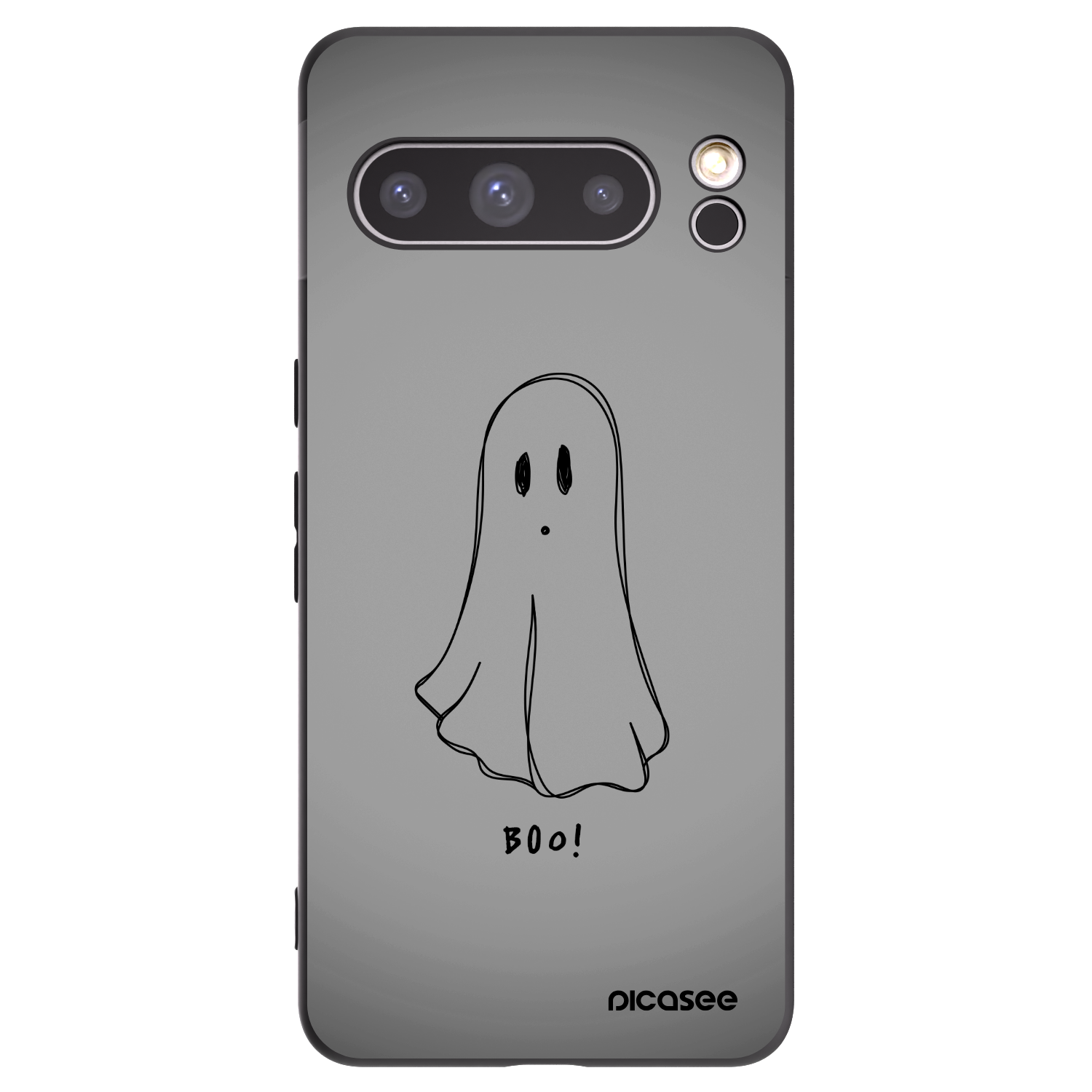 Picasee husă neagră din silicon pentru Google Pixel 8 Pro - Ghost