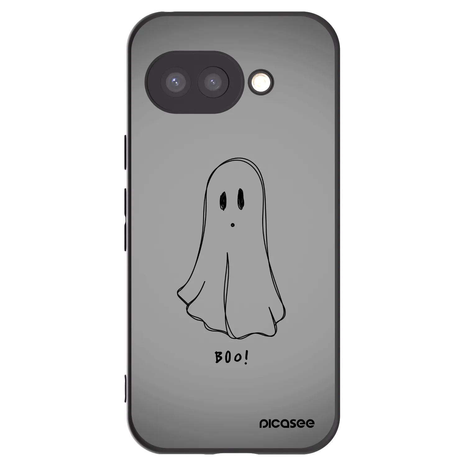 Picasee husă neagră din silicon pentru Google Pixel 9a - Ghost