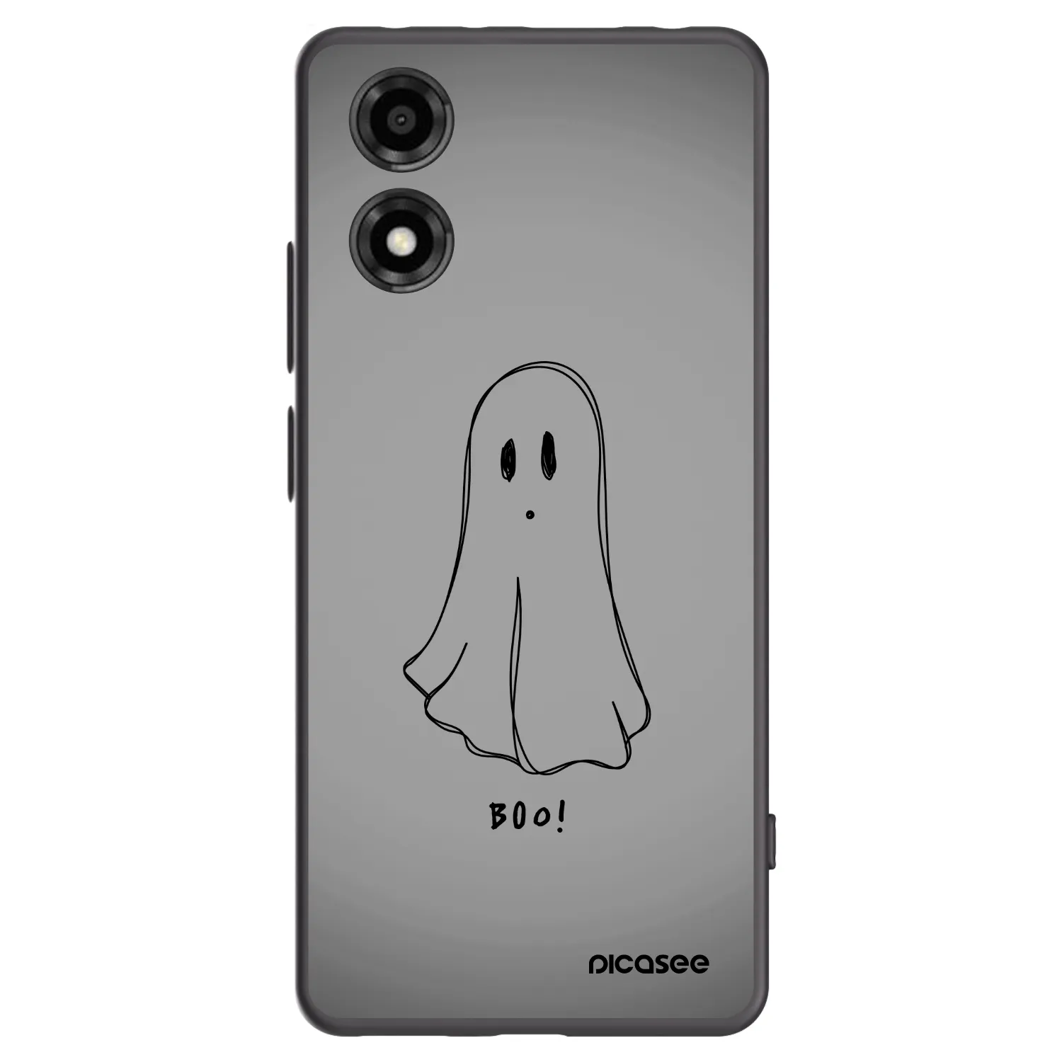 Picasee husă neagră din silicon pentru Motorola Moto E14 - Ghost