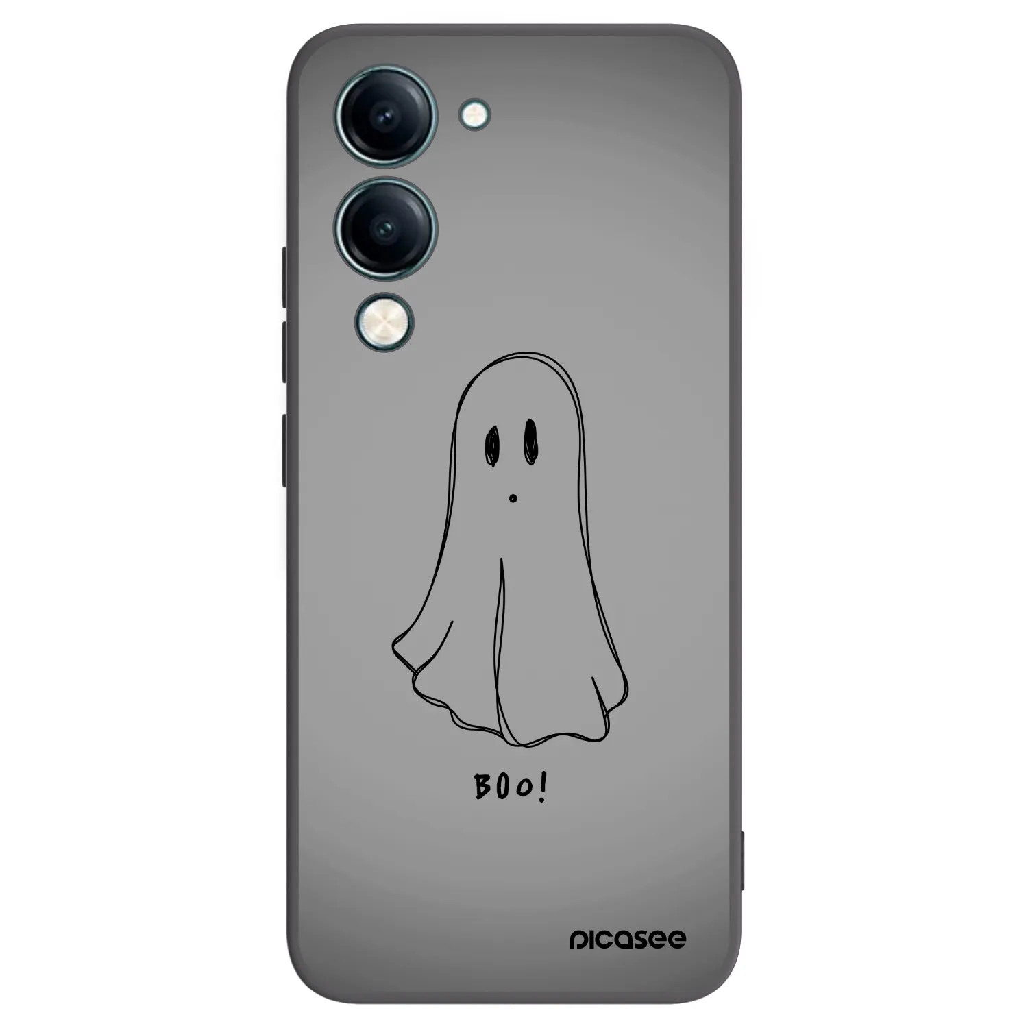Picasee husă neagră din silicon pentru Vivo Y29s 5G - Ghost