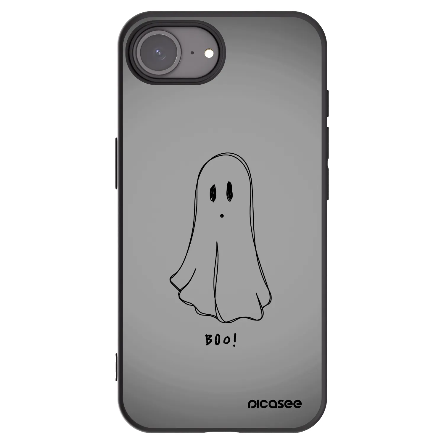 Picasee husă neagră din silicon pentru Apple iPhone 17e - Ghost