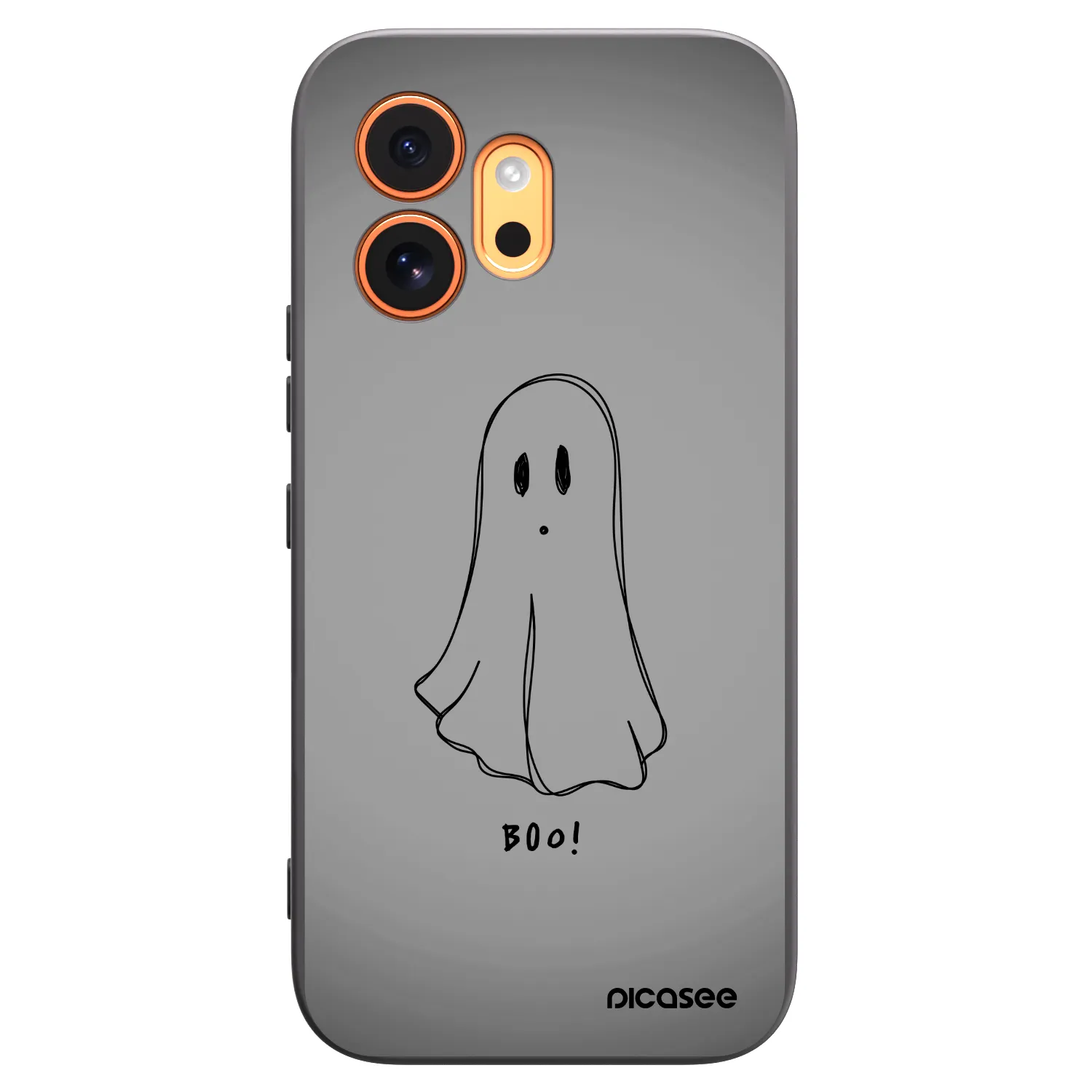Picasee husă neagră din silicon pentru Honor 600 - Ghost