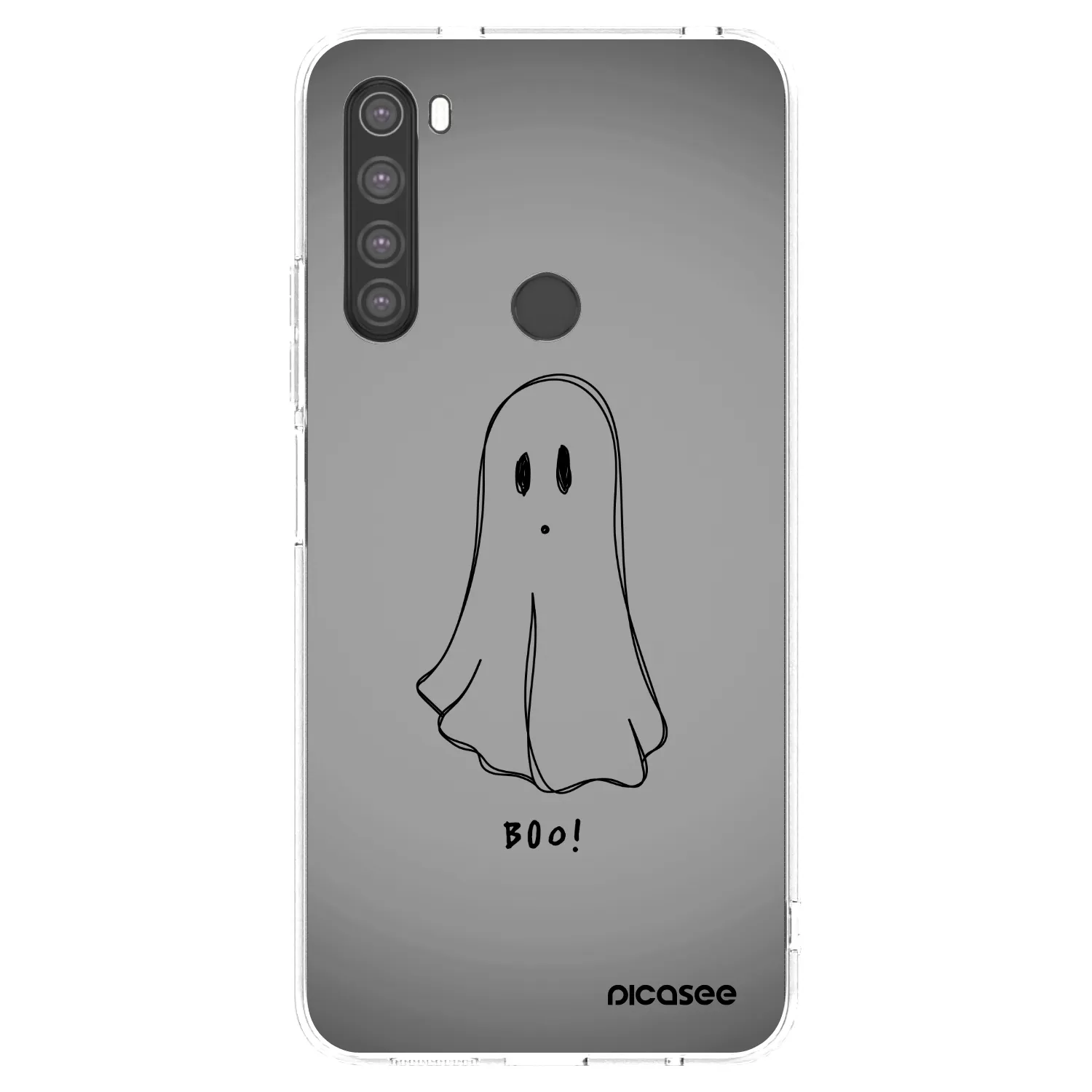 Picasee husă transparentă din silicon pentru Xiaomi Redmi Note 8 - Ghost