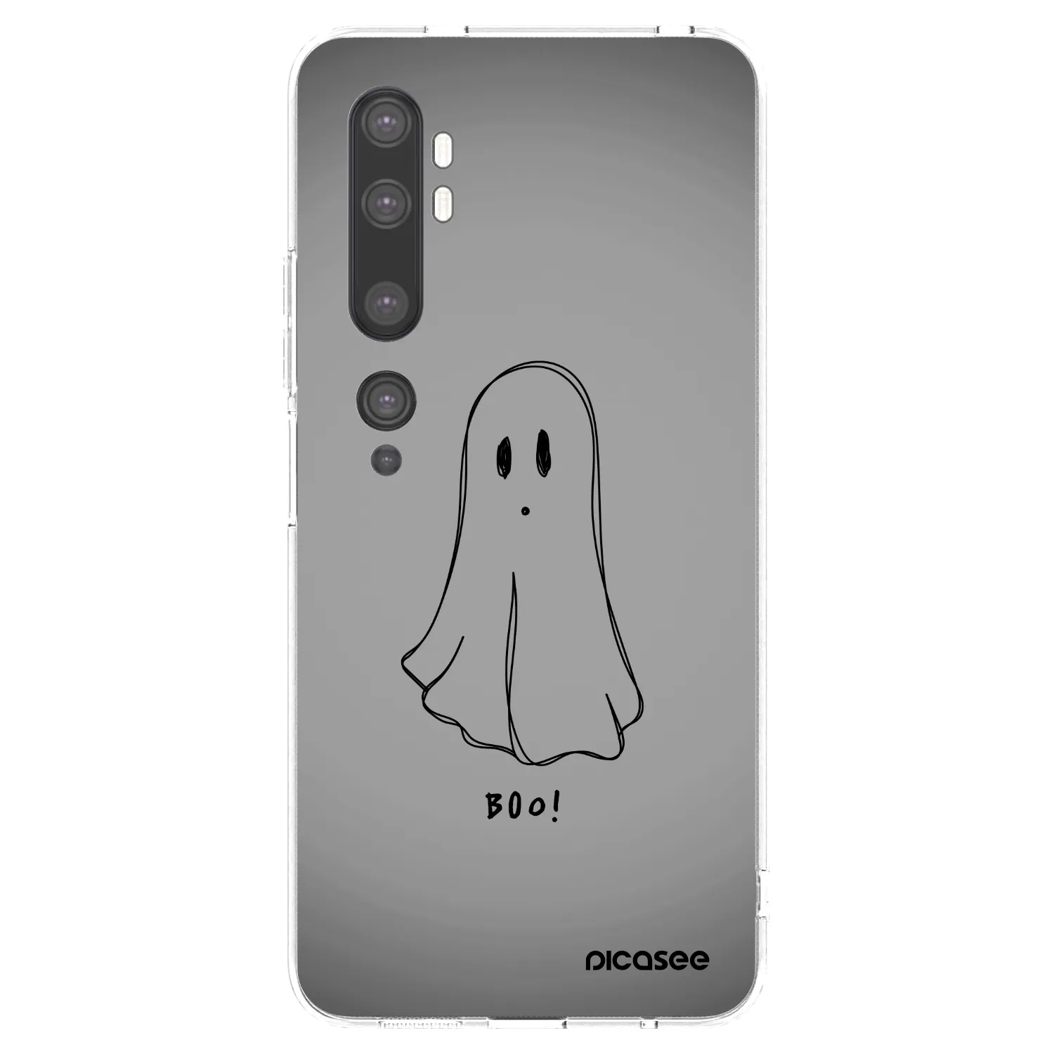 Picasee husă transparentă din silicon pentru Xiaomi Mi Note 10 (Pro) - Ghost
