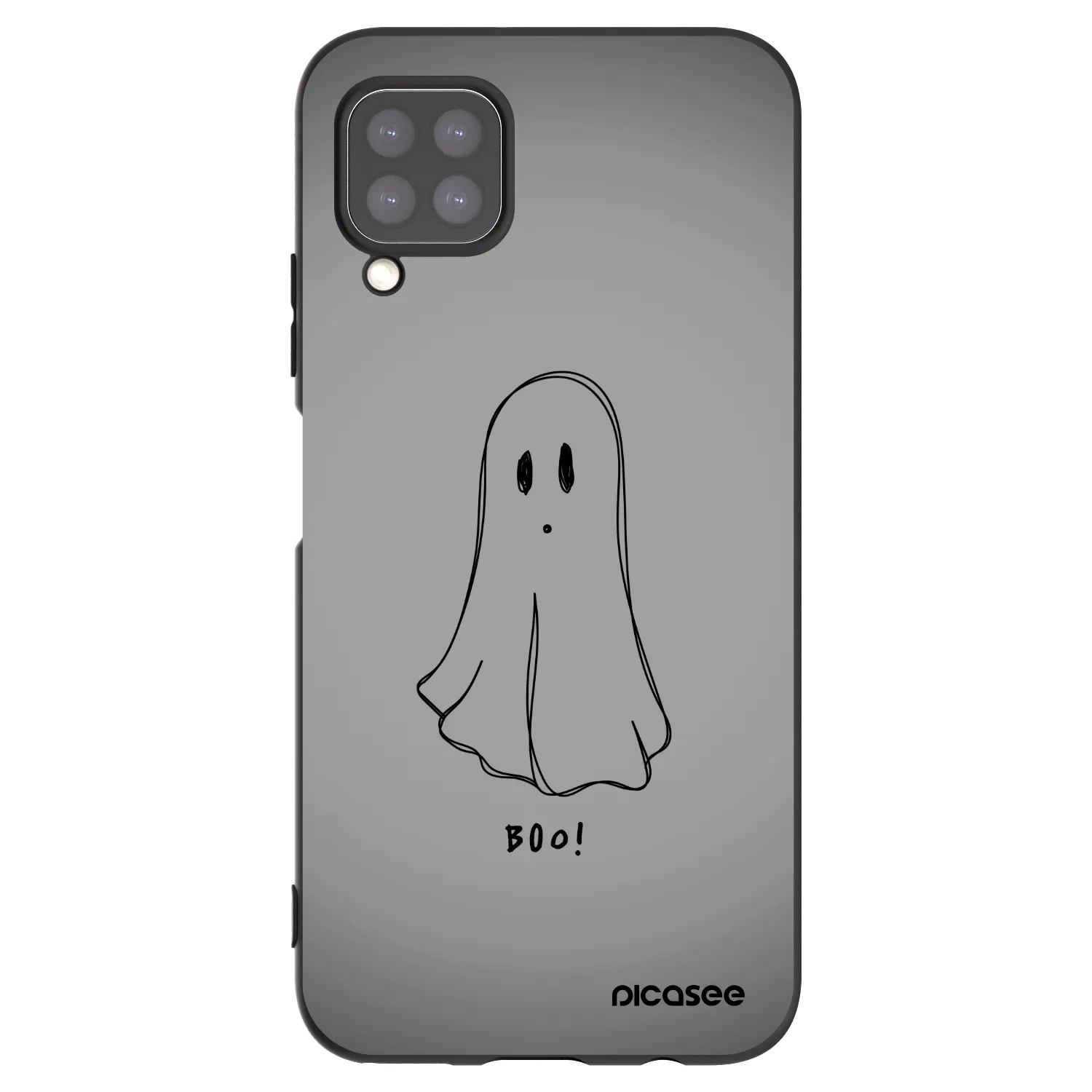 Picasee husă neagră din silicon pentru Huawei P40 Lite - Ghost