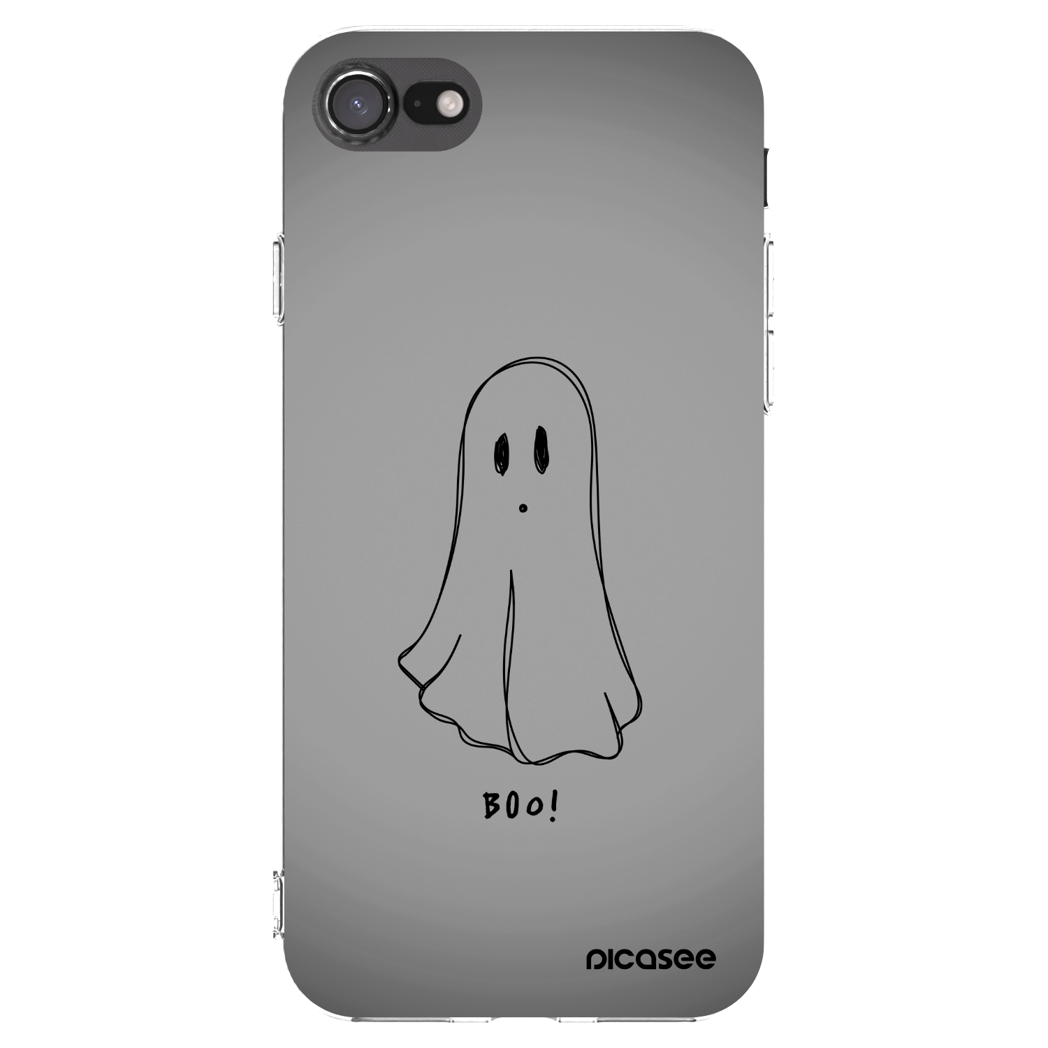 Picasee husă transparentă din silicon pentru Apple iPhone SE 2020 - Ghost