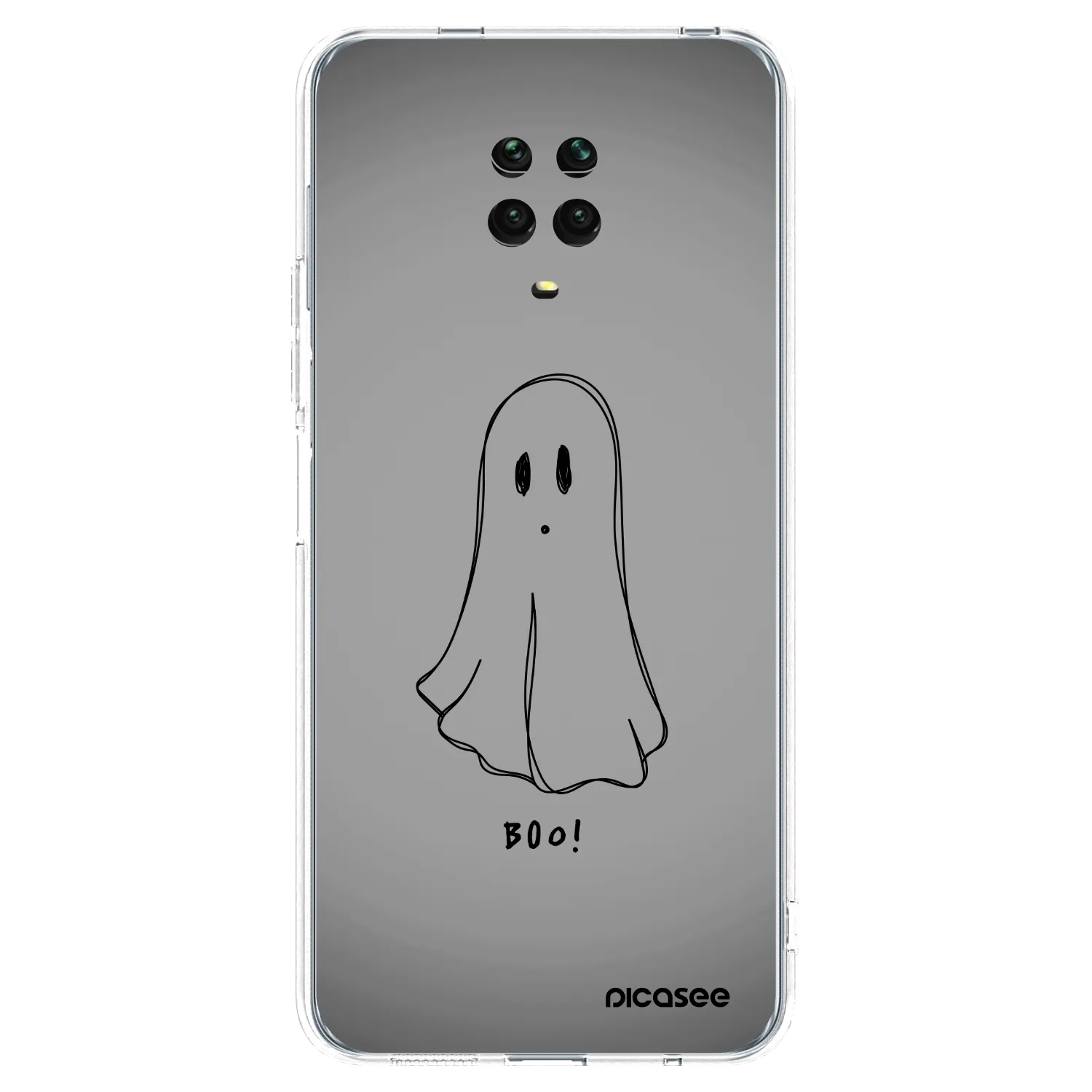Picasee husă transparentă din silicon pentru Xiaomi Redmi Note 9S - Ghost
