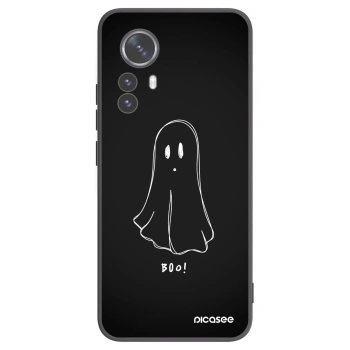 Picasee husă neagră din silicon pentru Xiaomi 12 Pro - Ghost 2