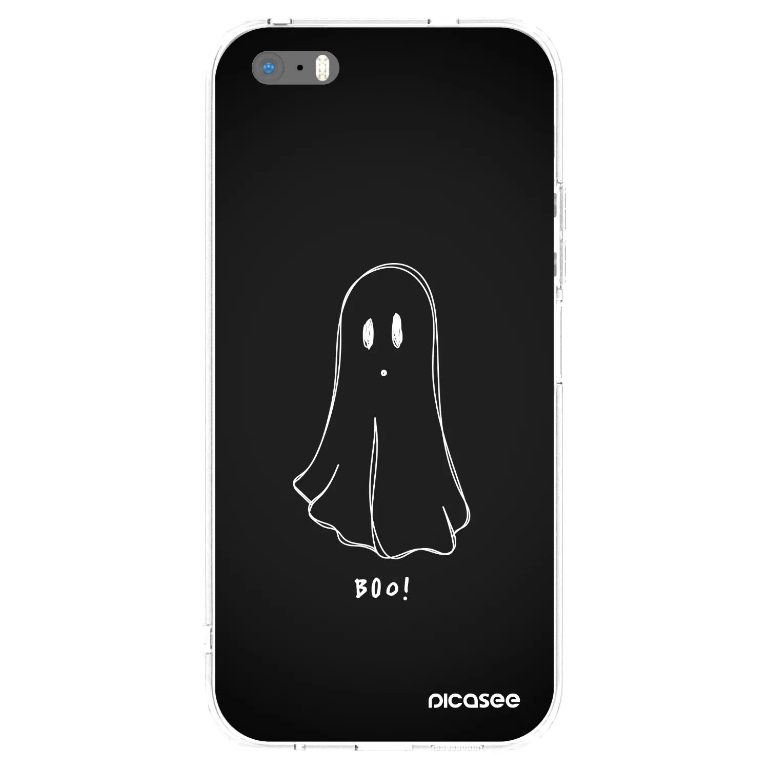 Picasee husă transparentă din silicon pentru Apple iPhone 5/5S/SE - Ghost 2