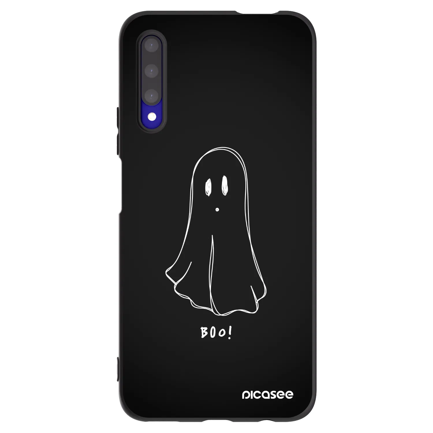 Picasee husă neagră din silicon pentru Honor 9X Pro - Ghost 2