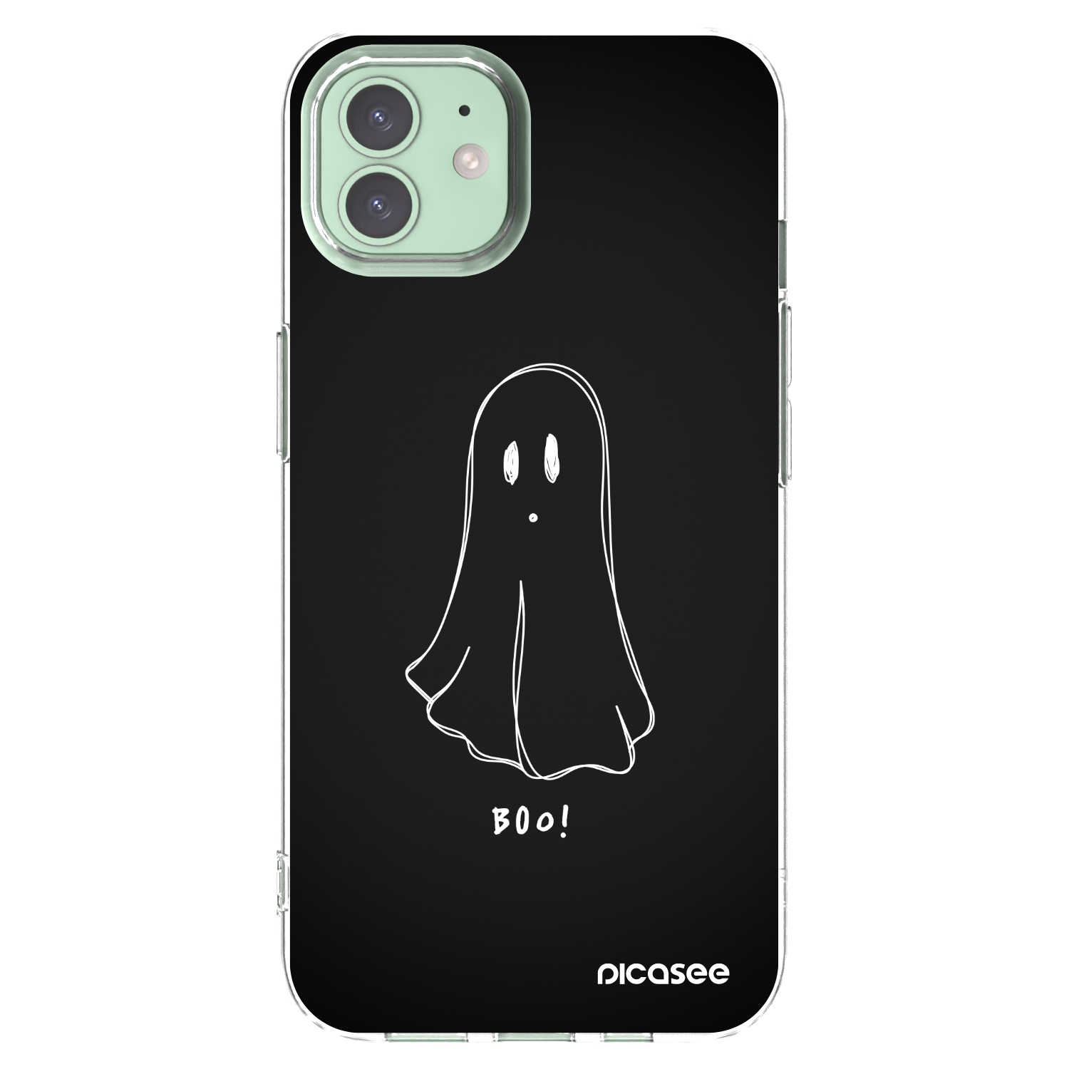 Picasee husă transparentă din silicon pentru Apple iPhone 12 - Ghost 2