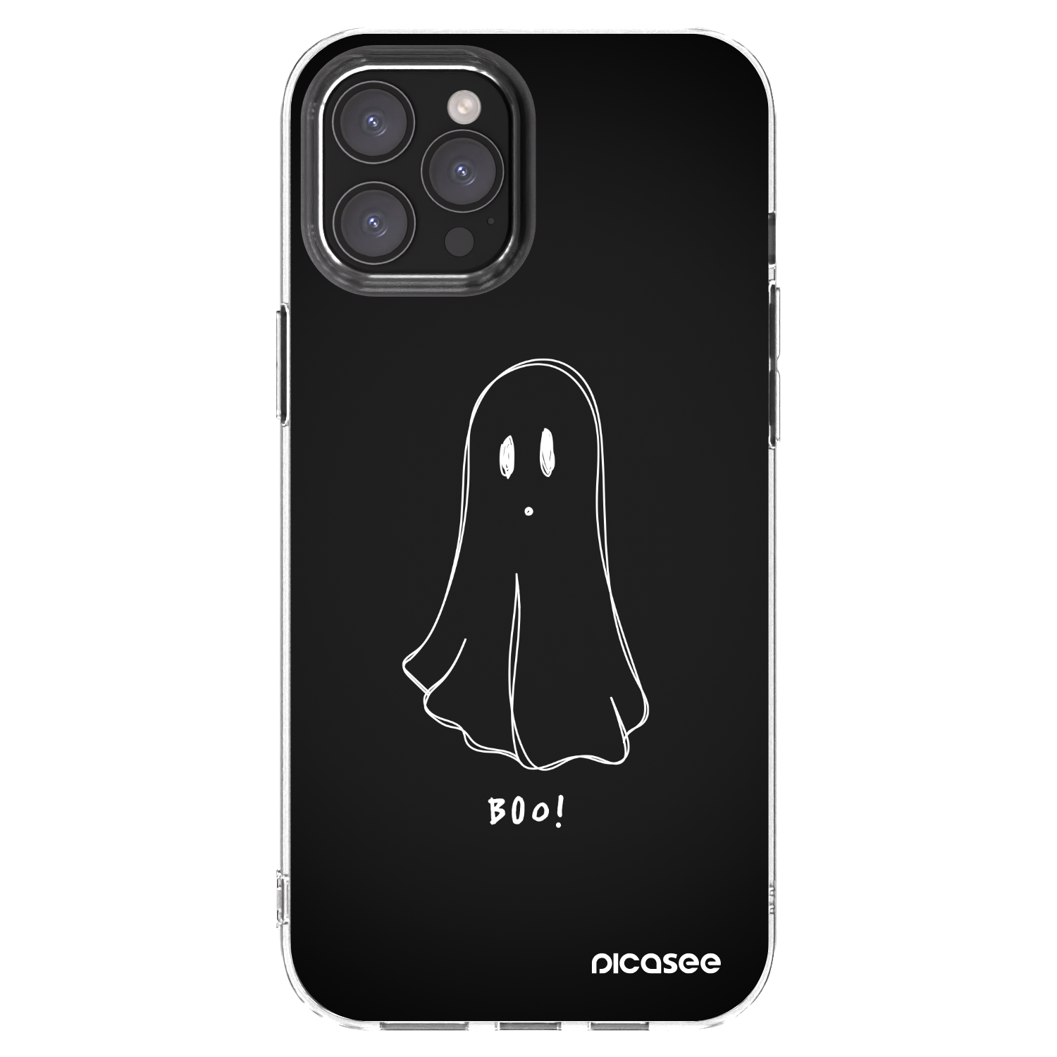 Picasee husă transparentă din silicon pentru Apple iPhone 12 Pro Max - Ghost 2
