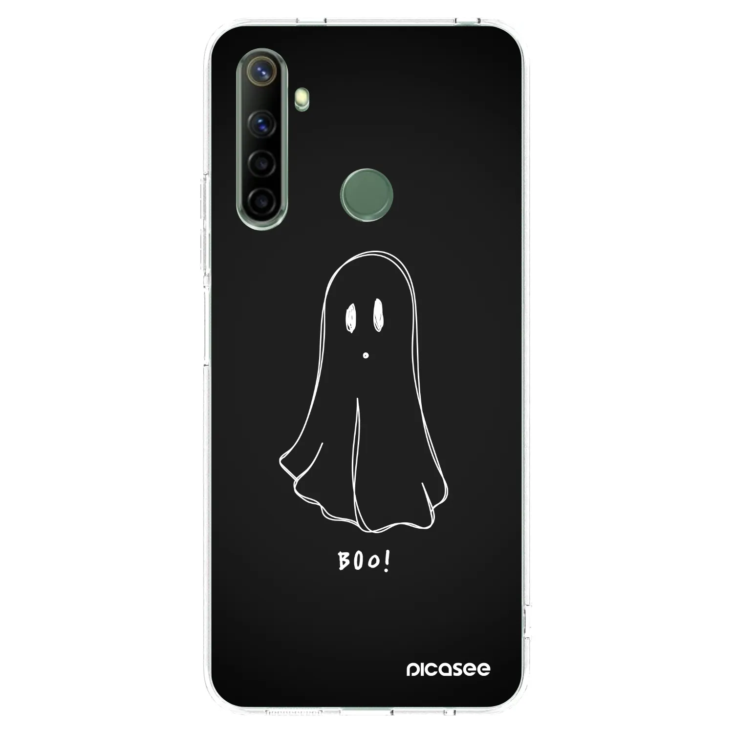 Picasee husă transparentă din silicon pentru Realme 6i - Ghost 2