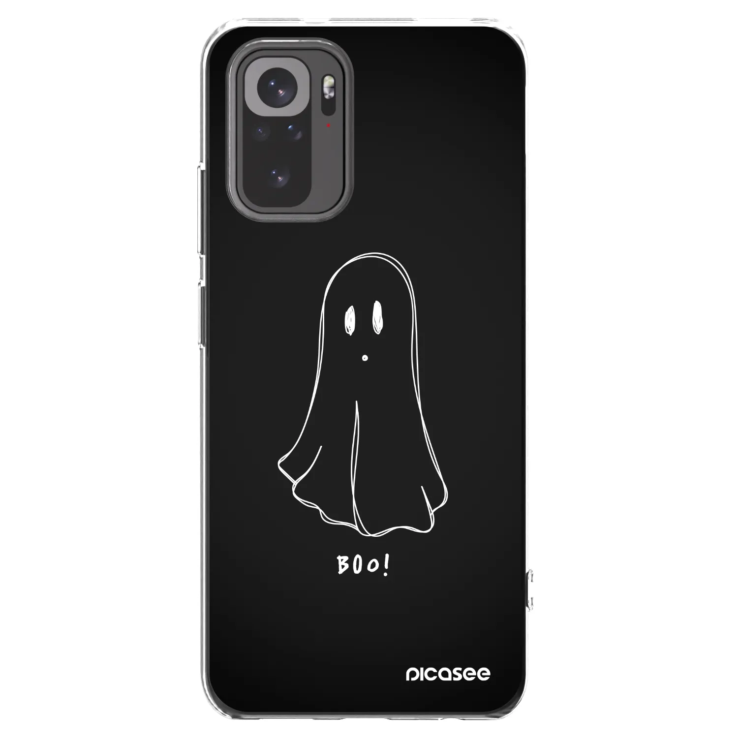 Picasee husă transparentă din silicon pentru Xiaomi Redmi Note 10 - Ghost 2